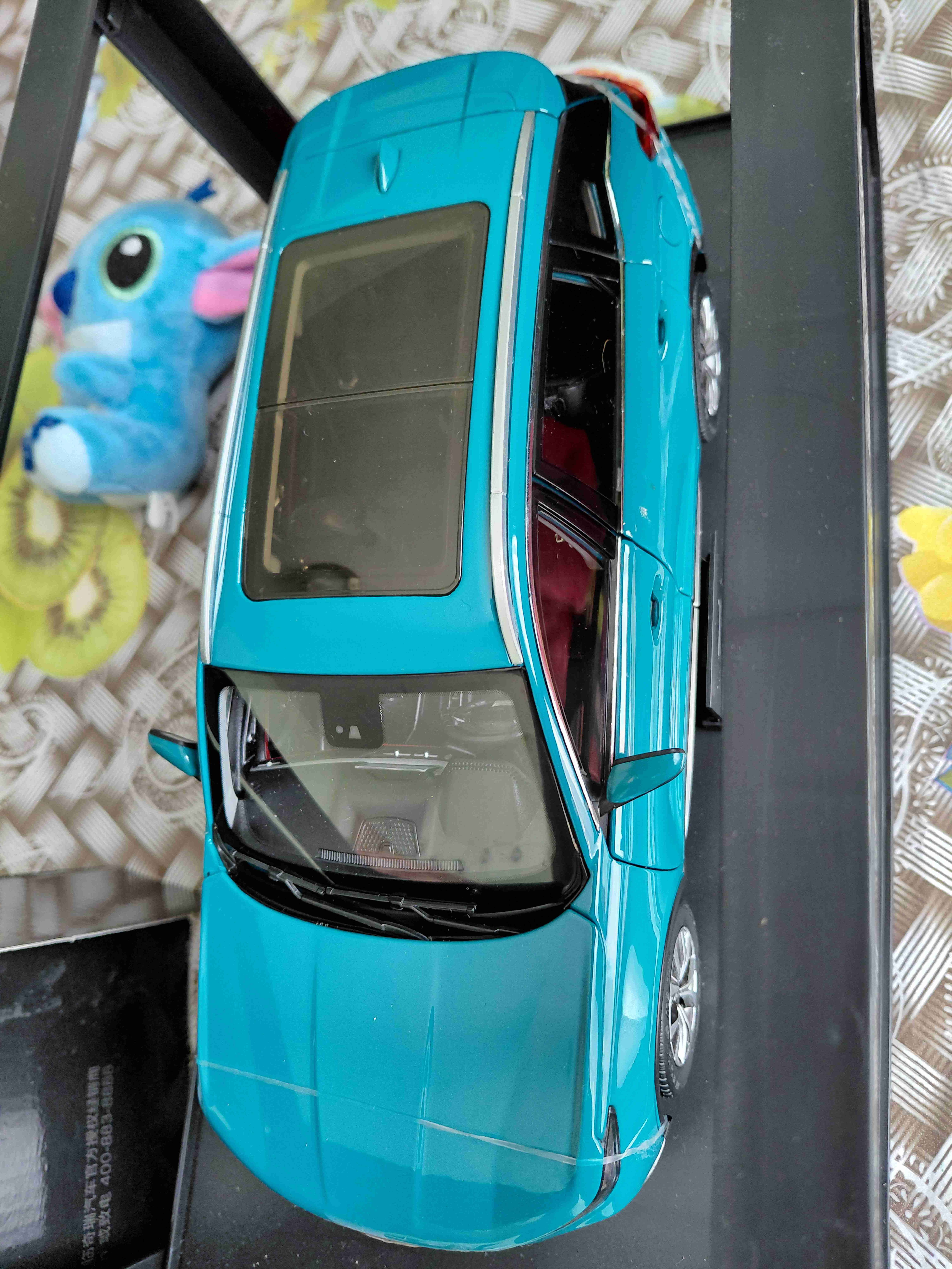 Chery Modelo a escala SUV azul - miniatura 6