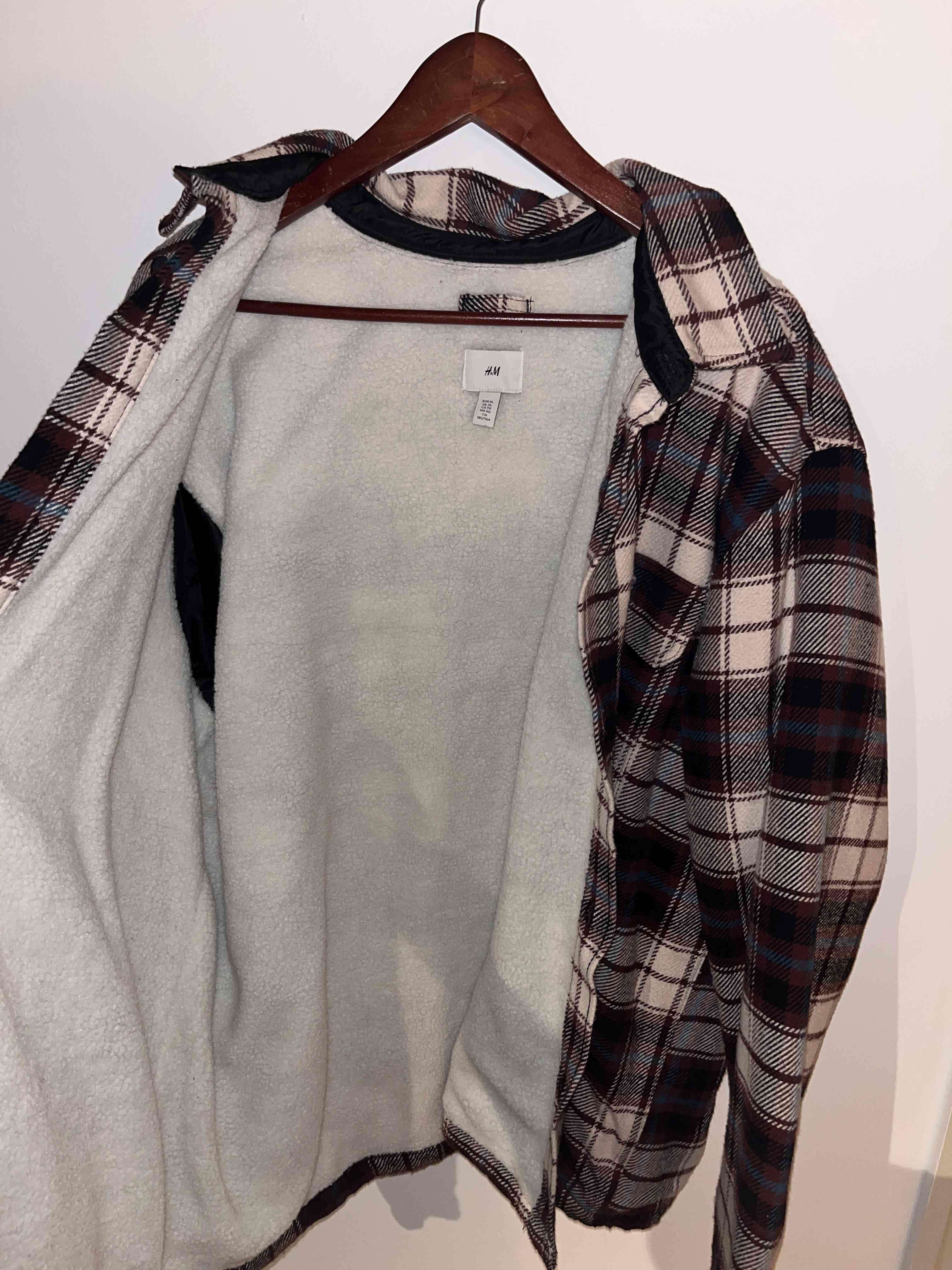 Chaqueta de franela de cuadro color - miniatura 3