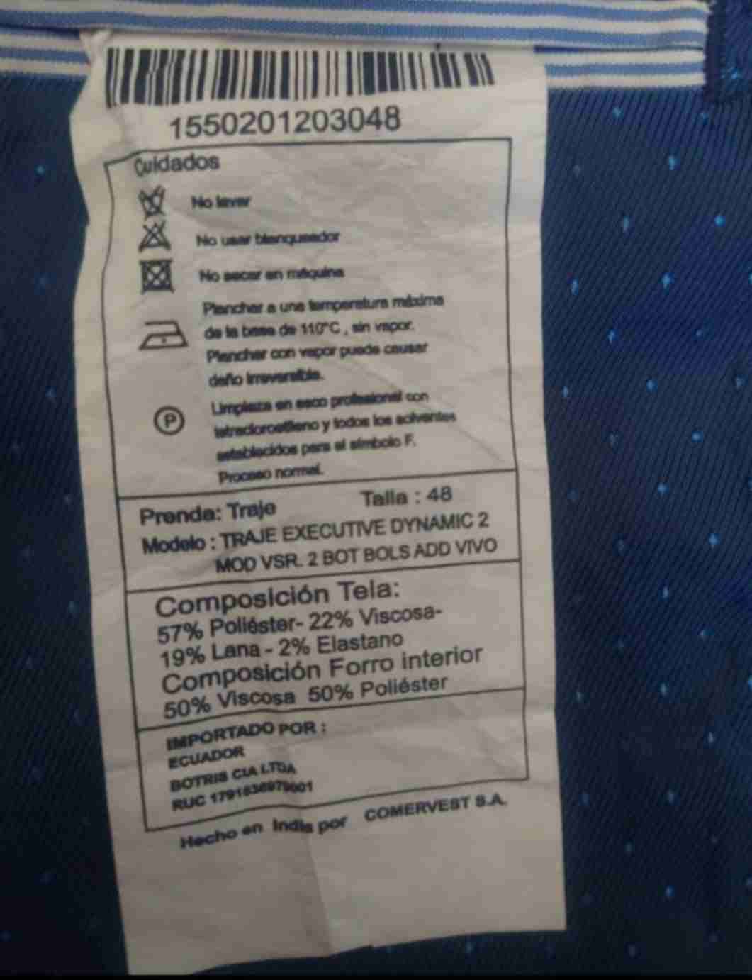 Pantalón azul oscuro - miniatura 3