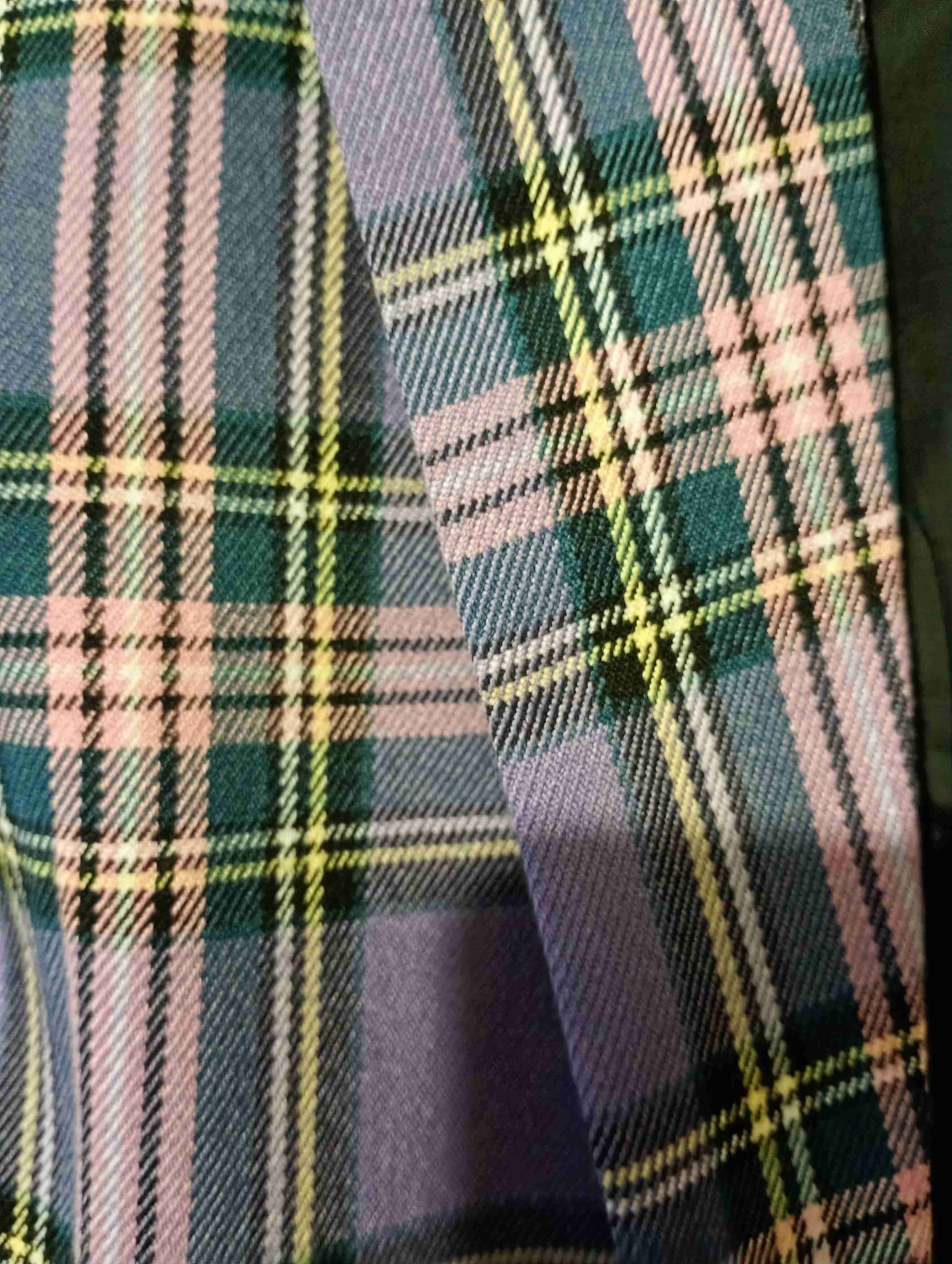 Blazer a cuadros lila para mujer - 3