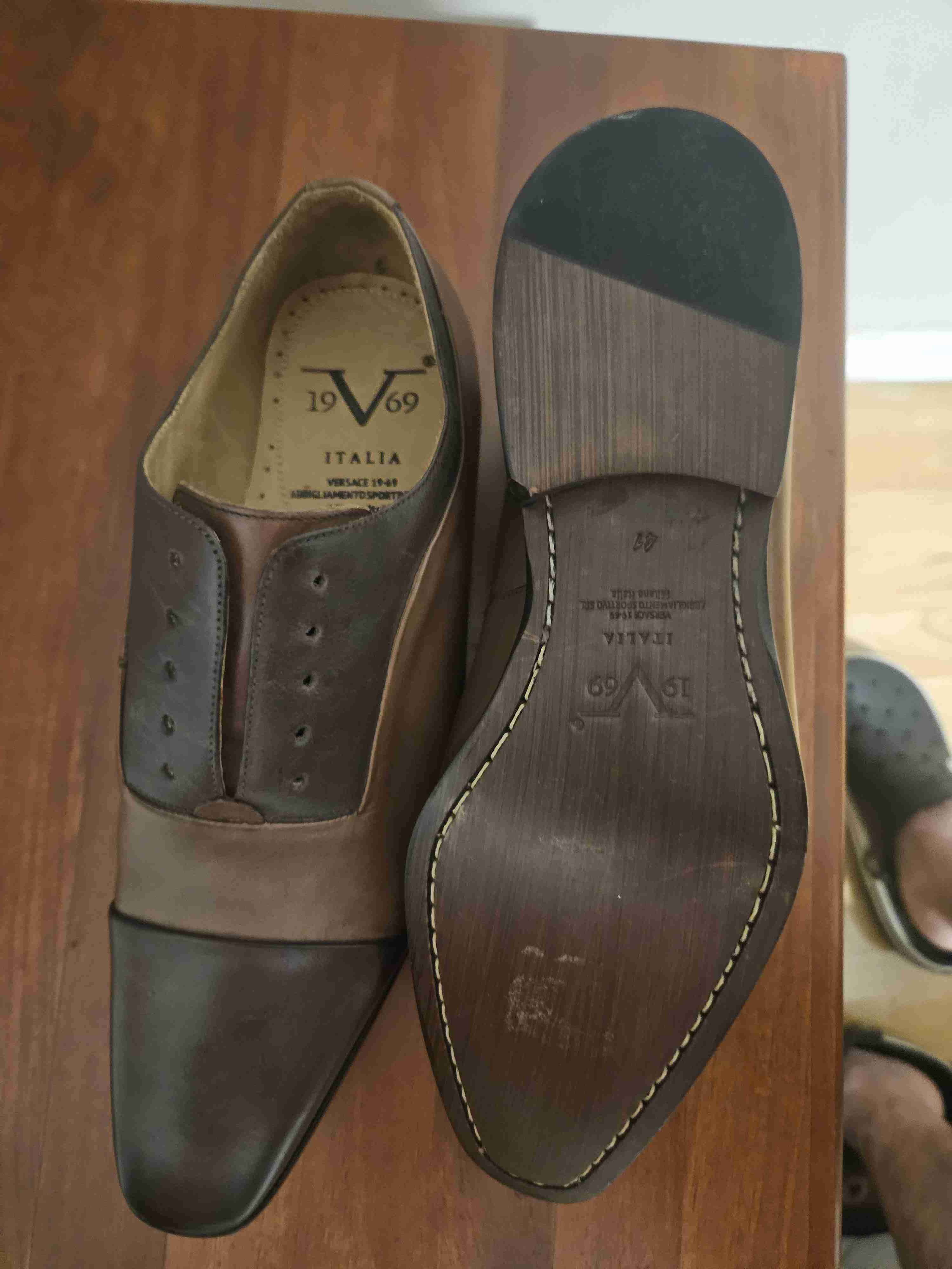 Zapatos de vestir marrones de cuero - 3