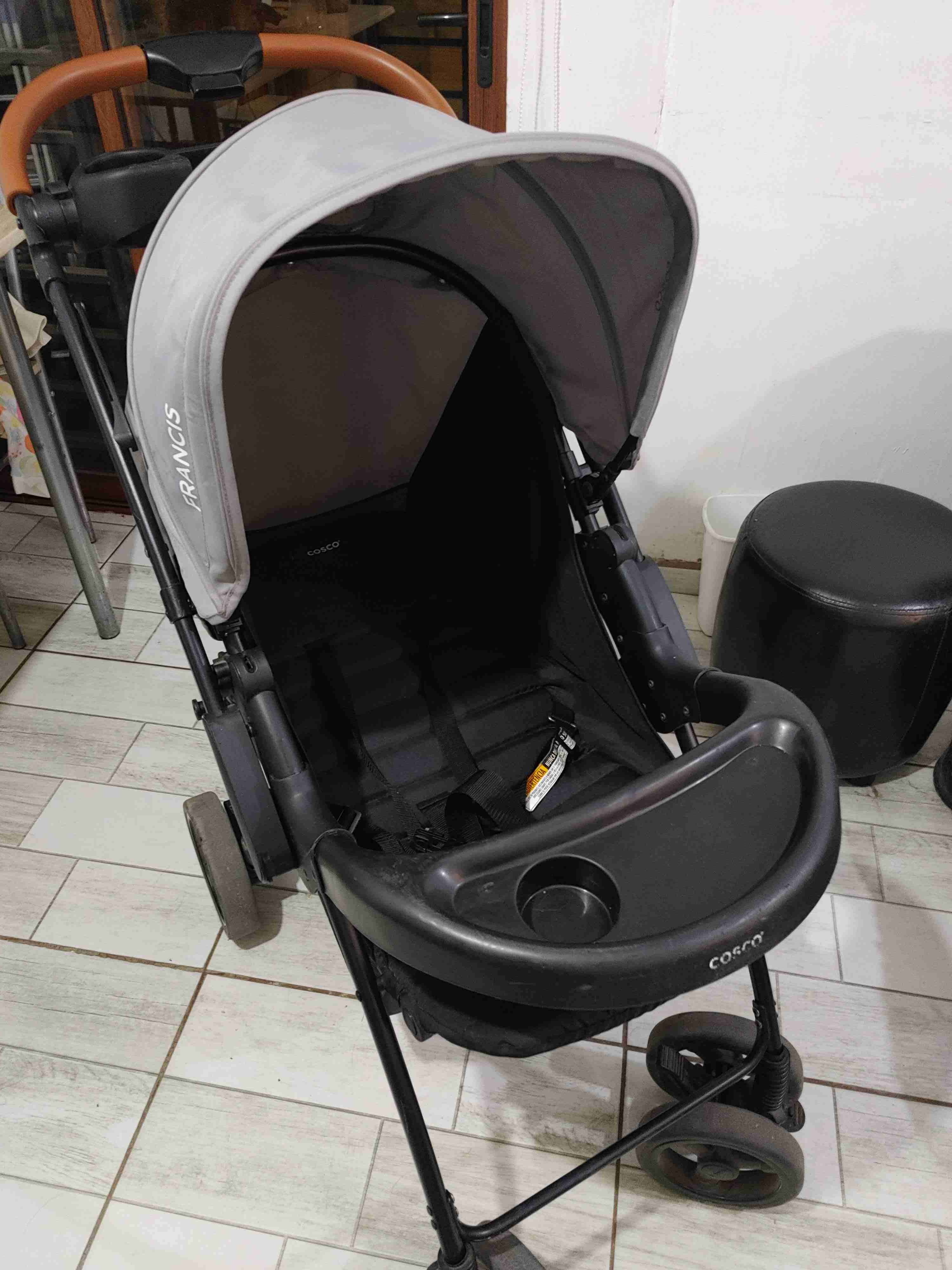 Coche de bebé con huevito Francis gris - 3