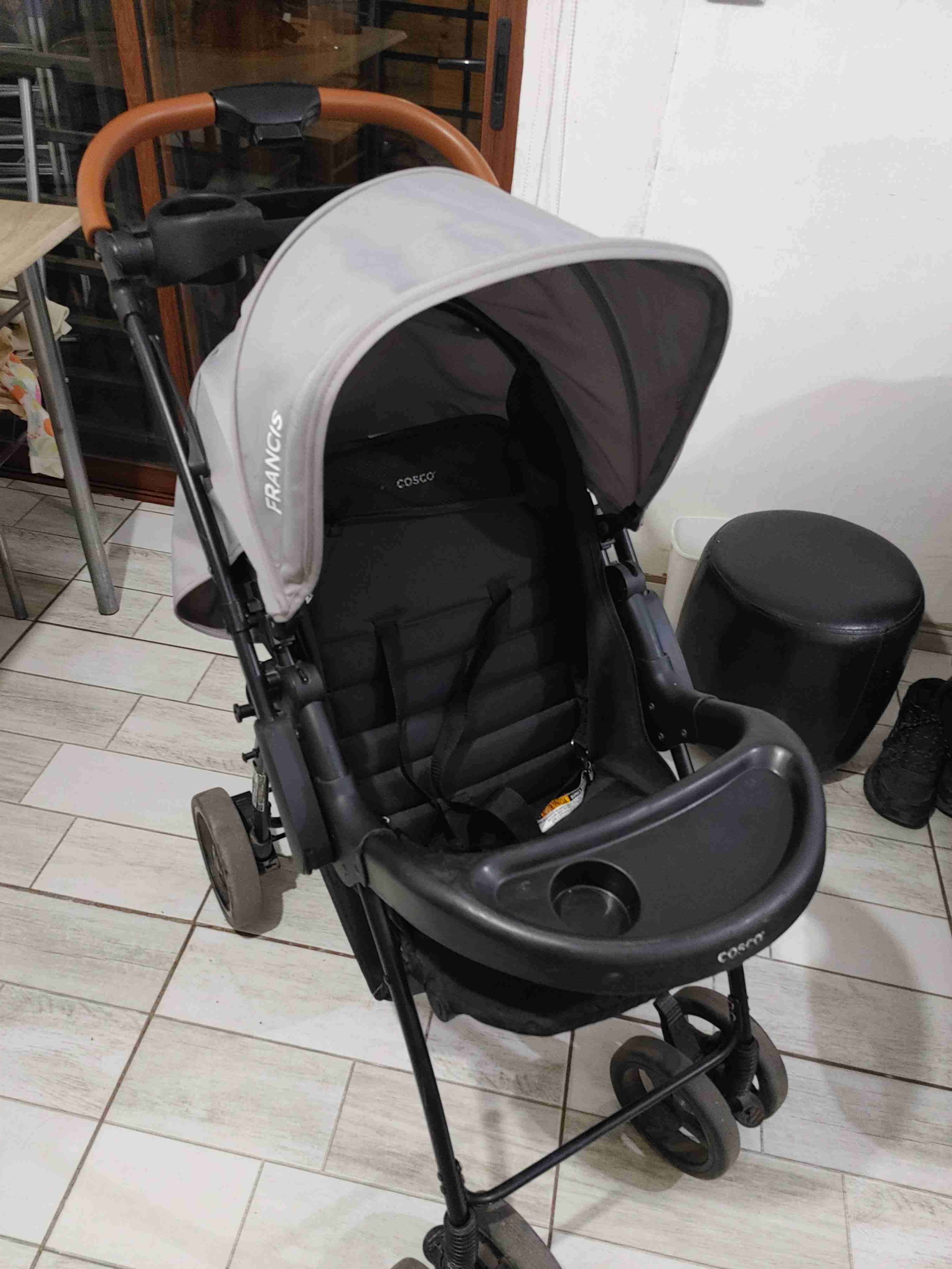 Coche de bebé con huevito Francis gris - 4