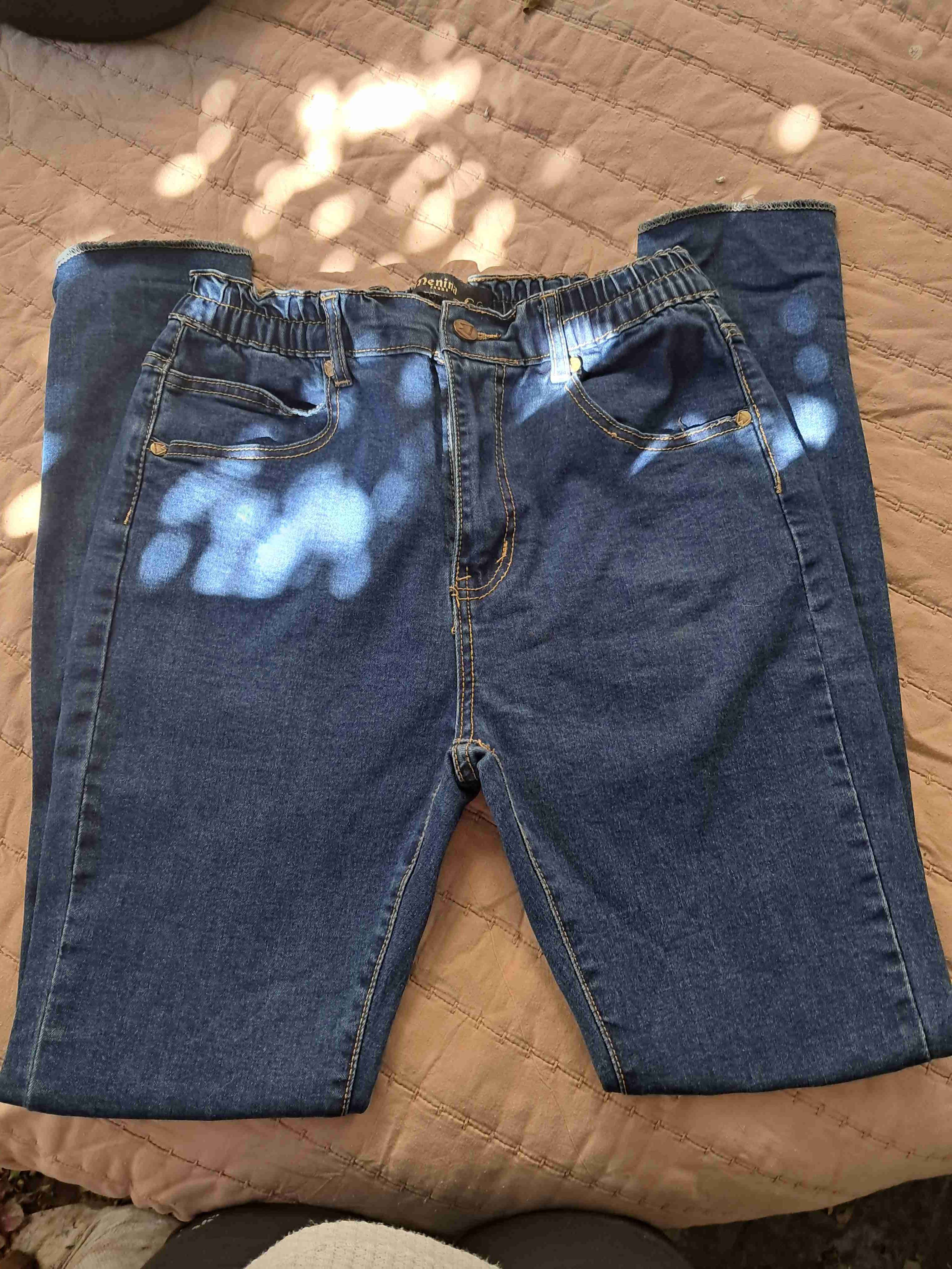 Jeans rasgados azul claro - miniatura 2