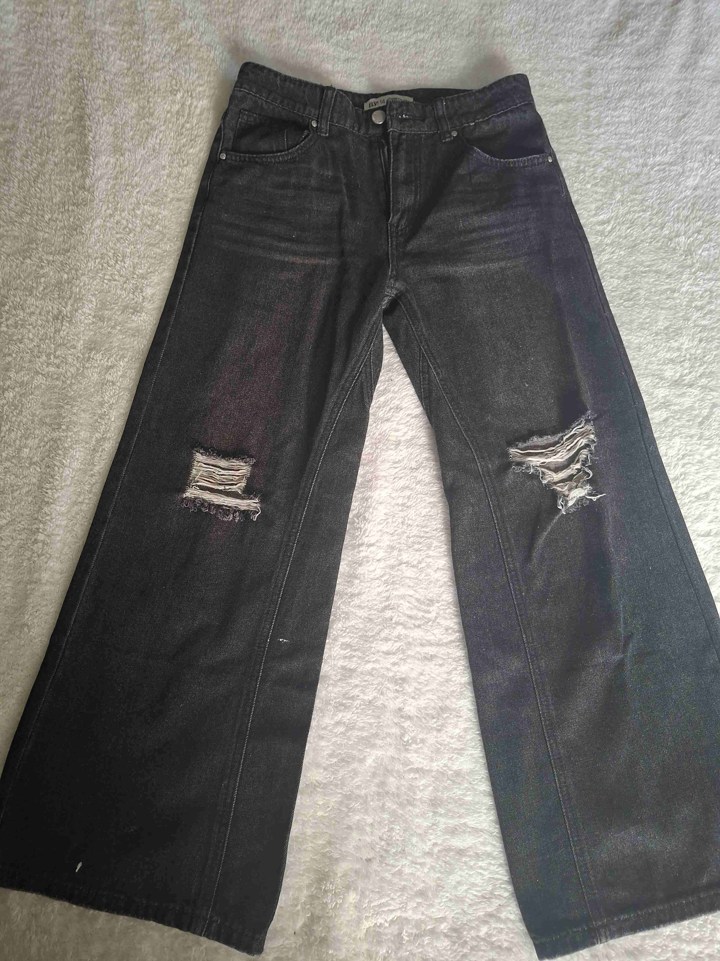 Jeans negros con roturas - miniatura 4