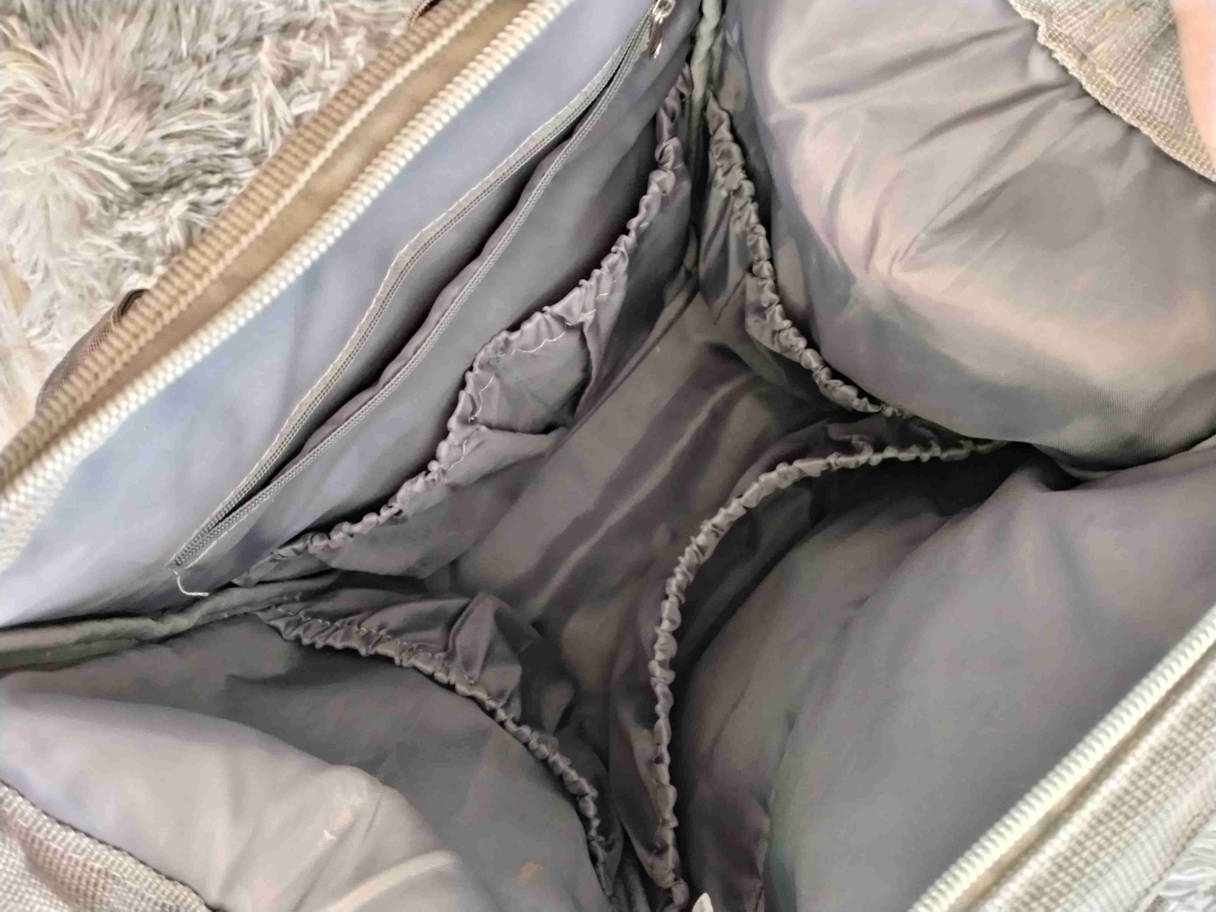 Mochila Infanti gris acolchada pañalera - miniatura 6