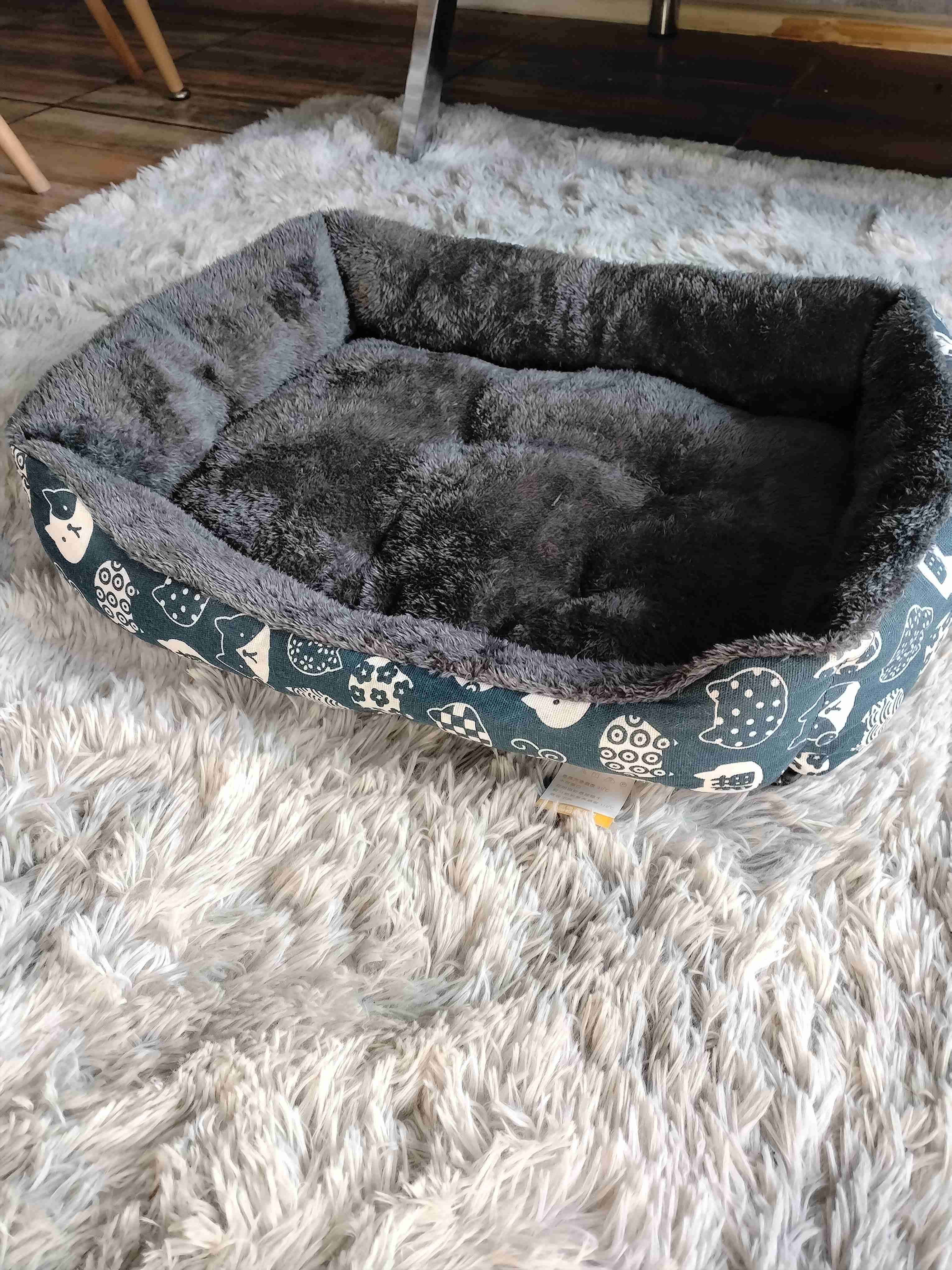 Cama para mascota gris 50x45 - 1