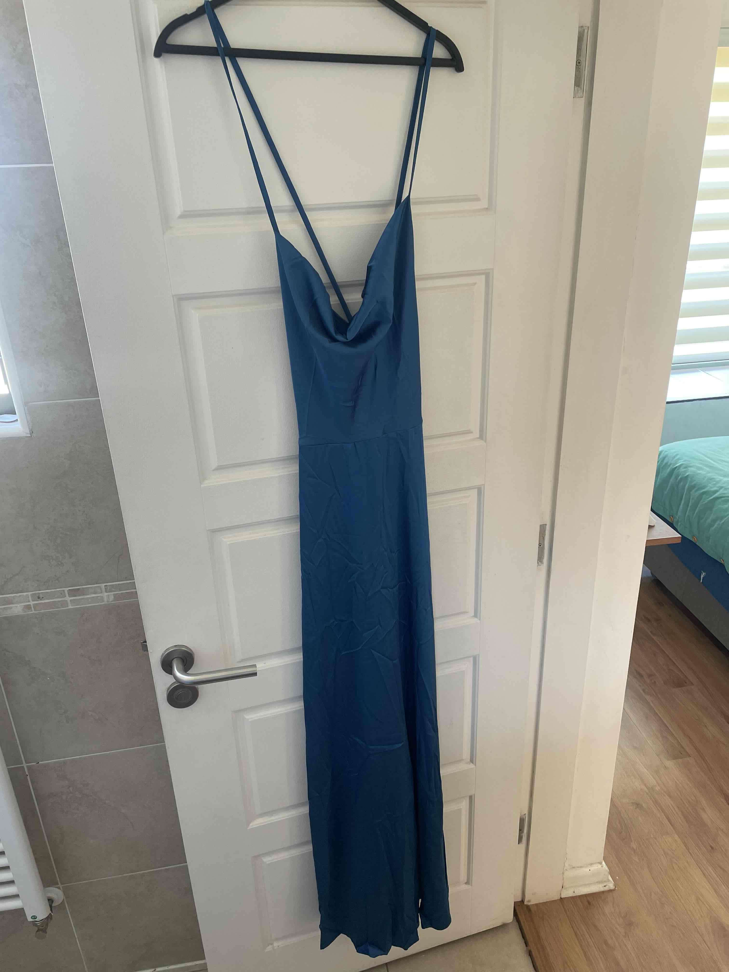 Vestido largo azul M - miniatura 1