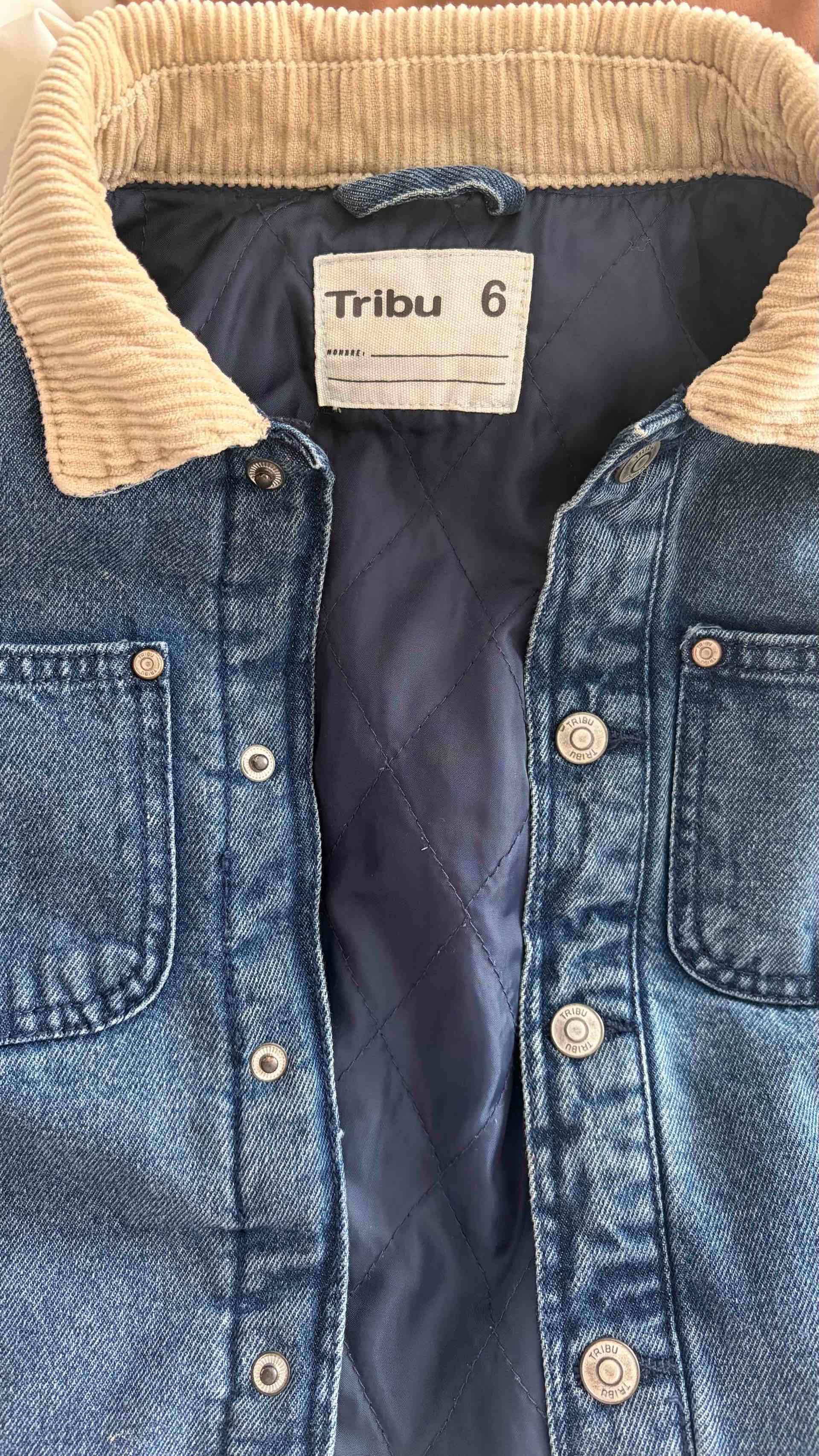 Chaqueta mezclilla infantil Tribu - miniatura 3