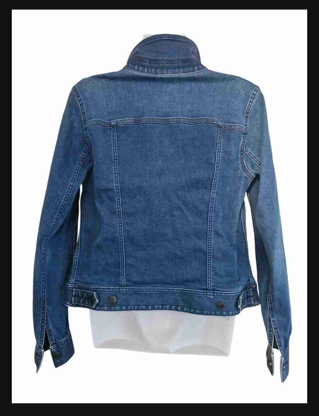 Chaqueta denim azul mujer - 2