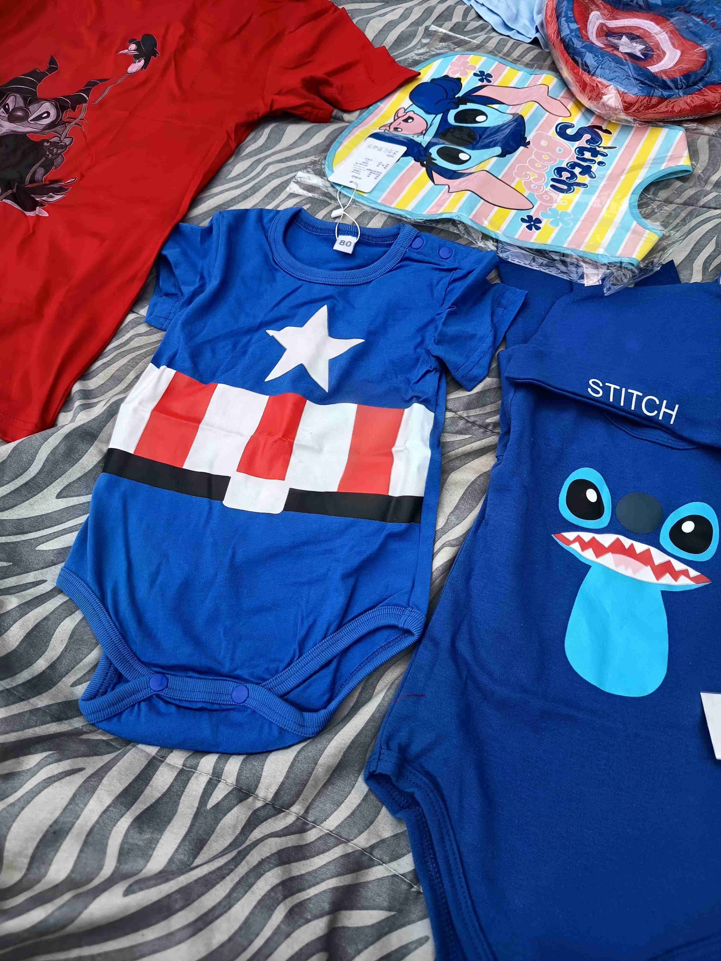 Enterito bebé Superman azul 0- 3 meses - miniatura 2