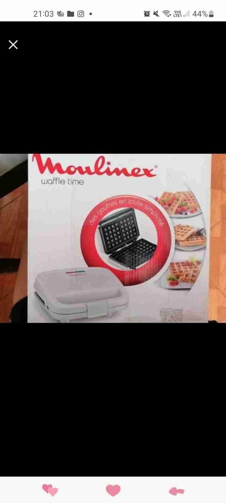 Wafflera Moulinex nueva - miniatura 1