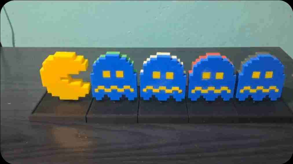 Figuras decorativas Pac-Man fantasmas - 1