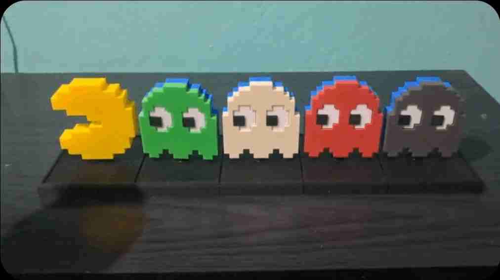 Figuras decorativas Pac-Man fantasmas - 2