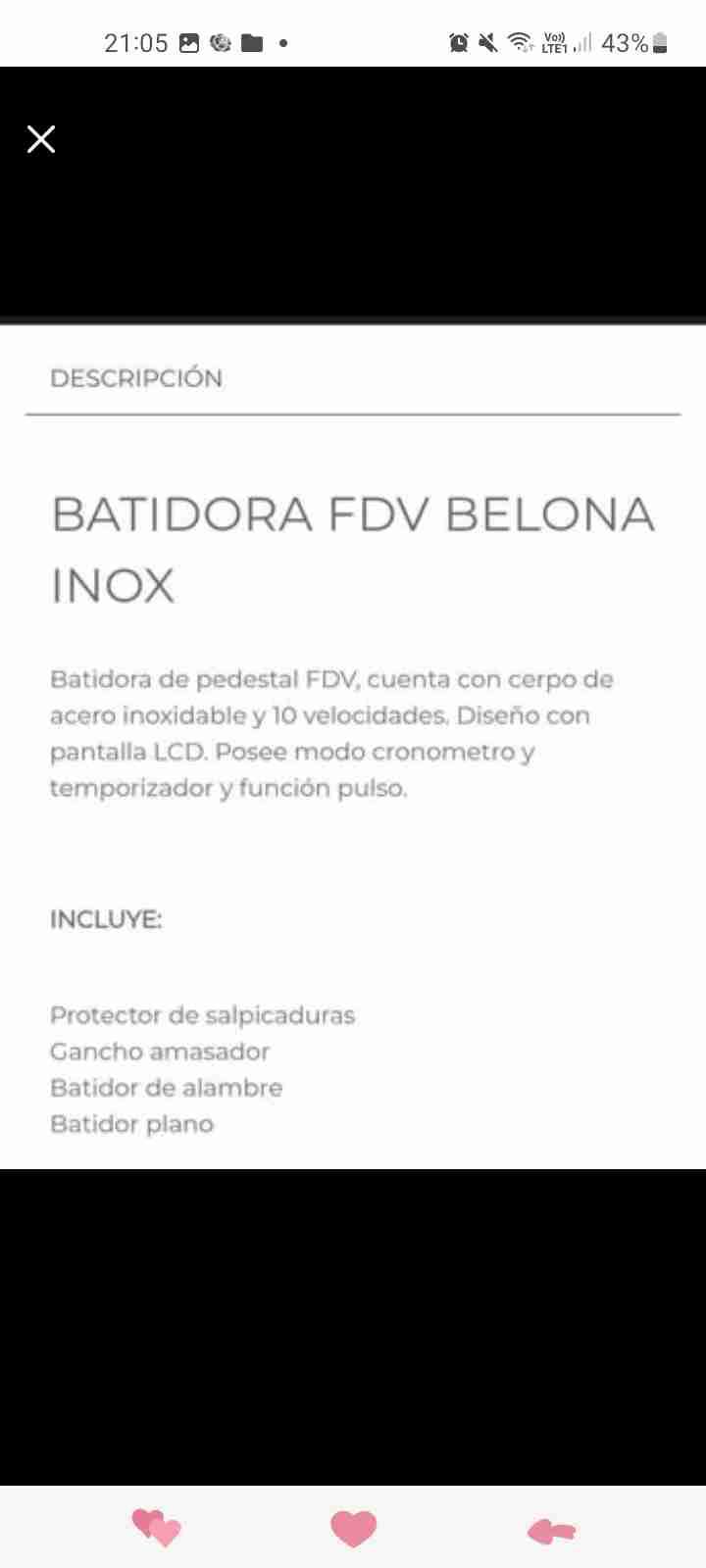 Batidora belona profesional - miniatura 4