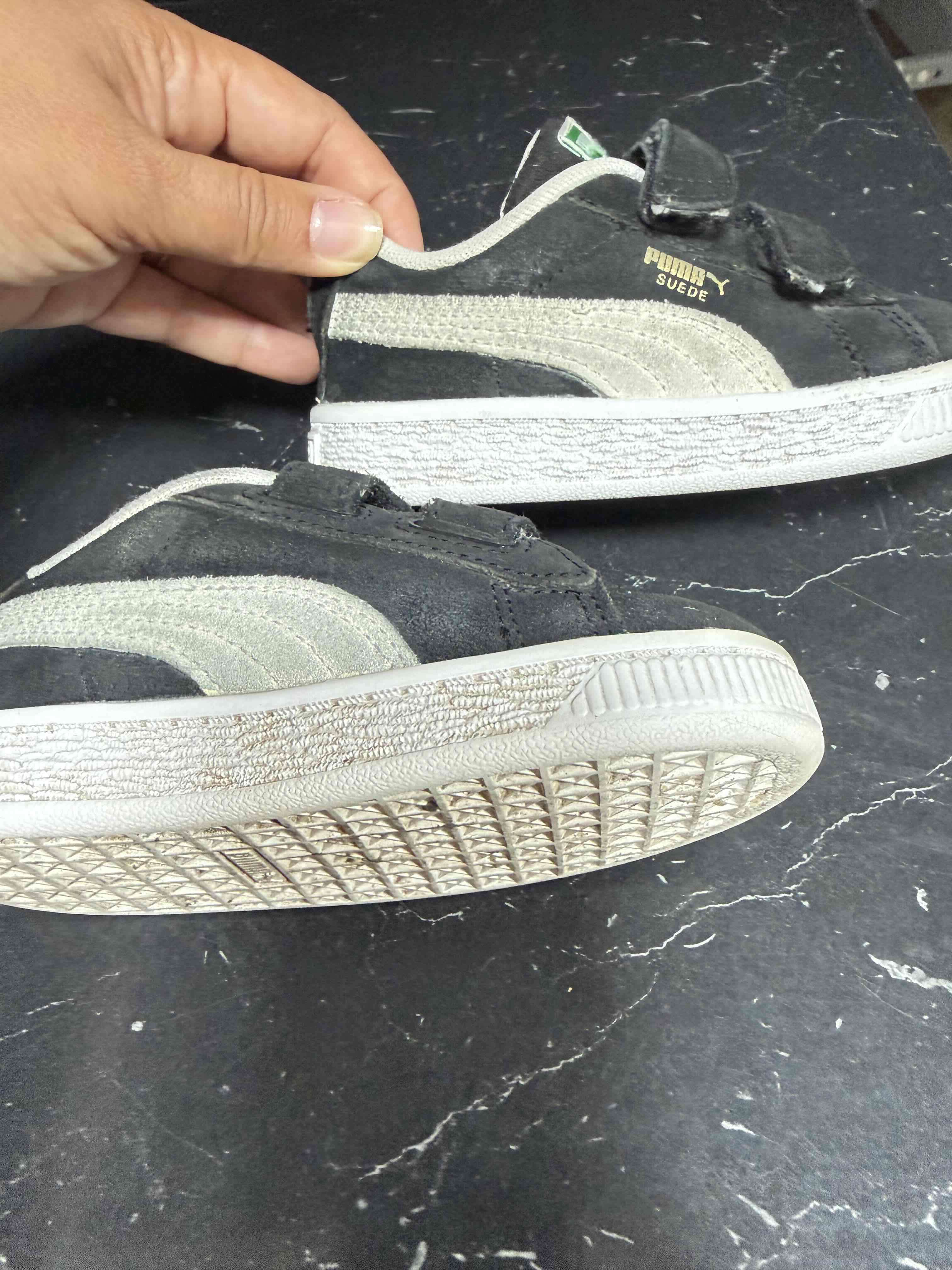 Zapatillas Puma Suede negras - miniatura 1