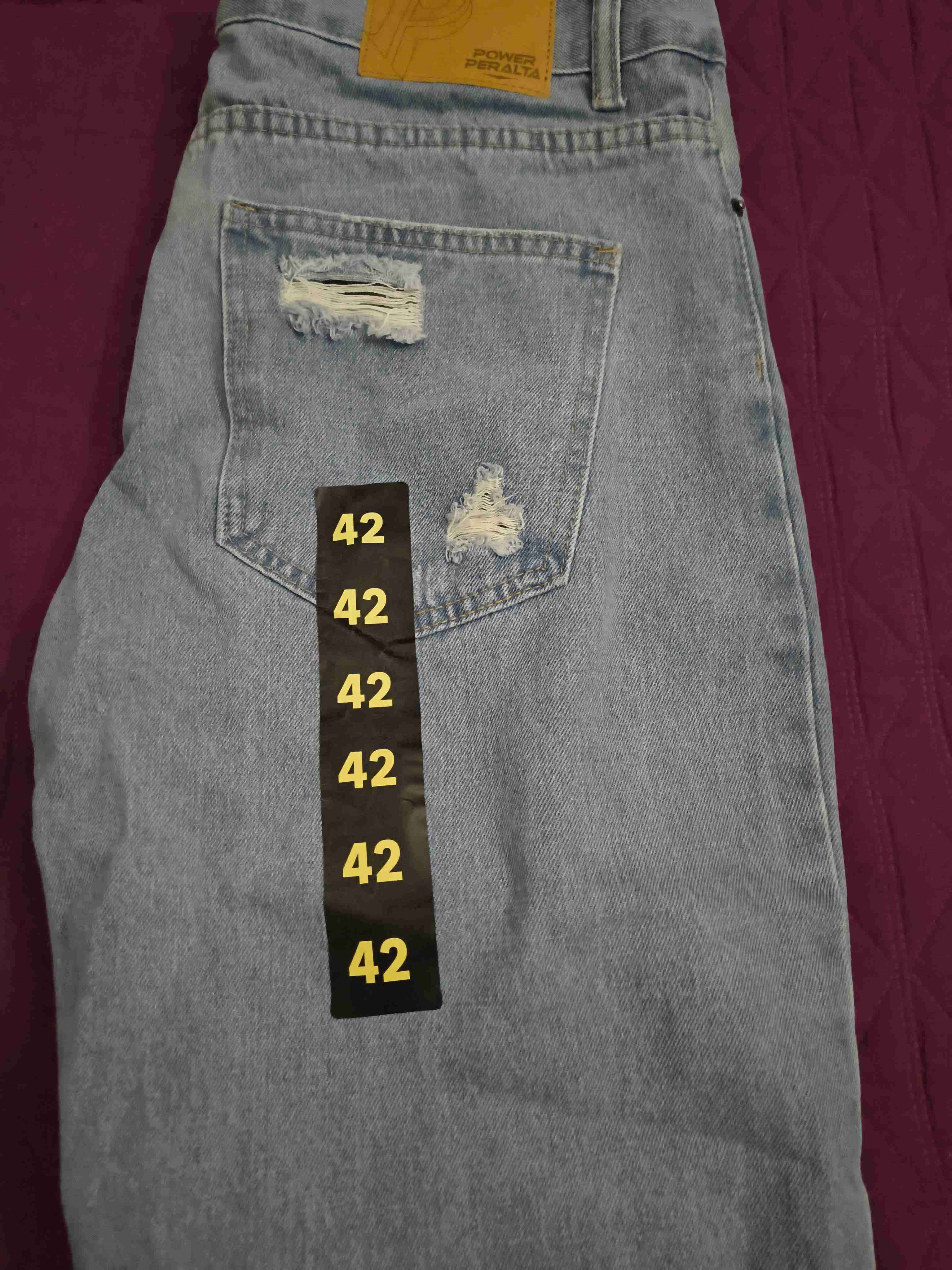 Jeans desgastados azul claro - miniatura 5