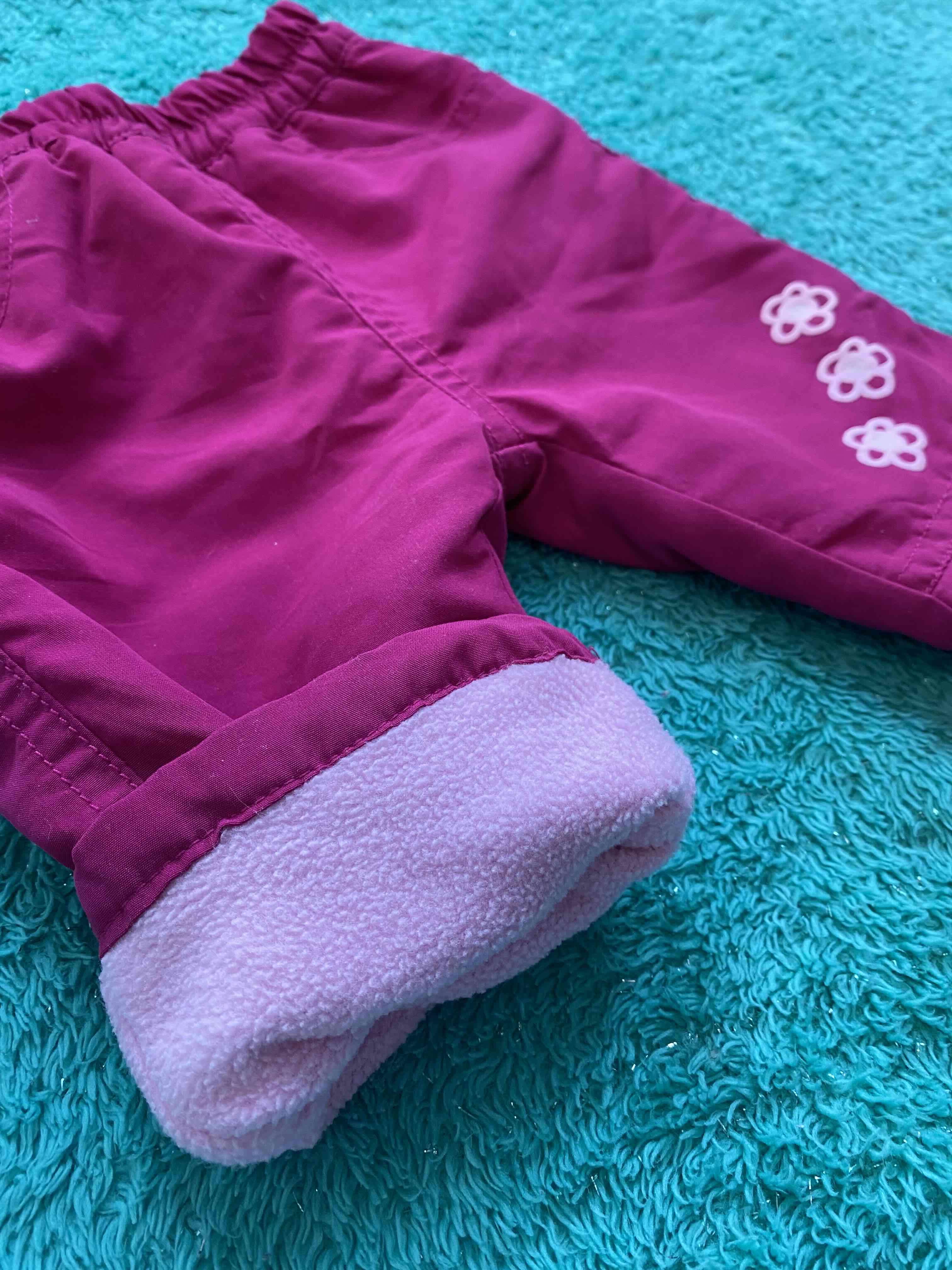 Pantalón fucsia con flores - 2