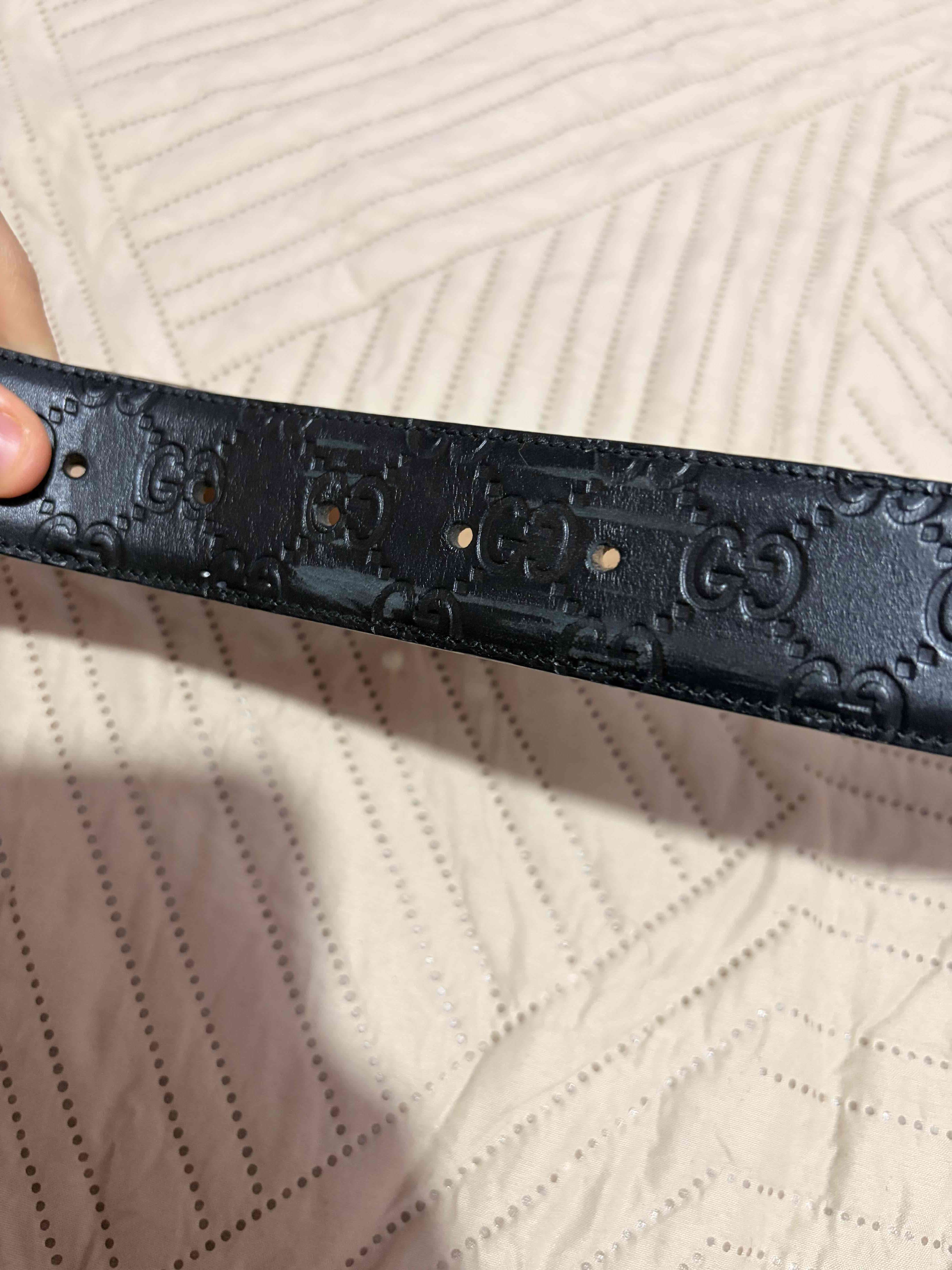 Cinturón negro gucci - miniatura 3