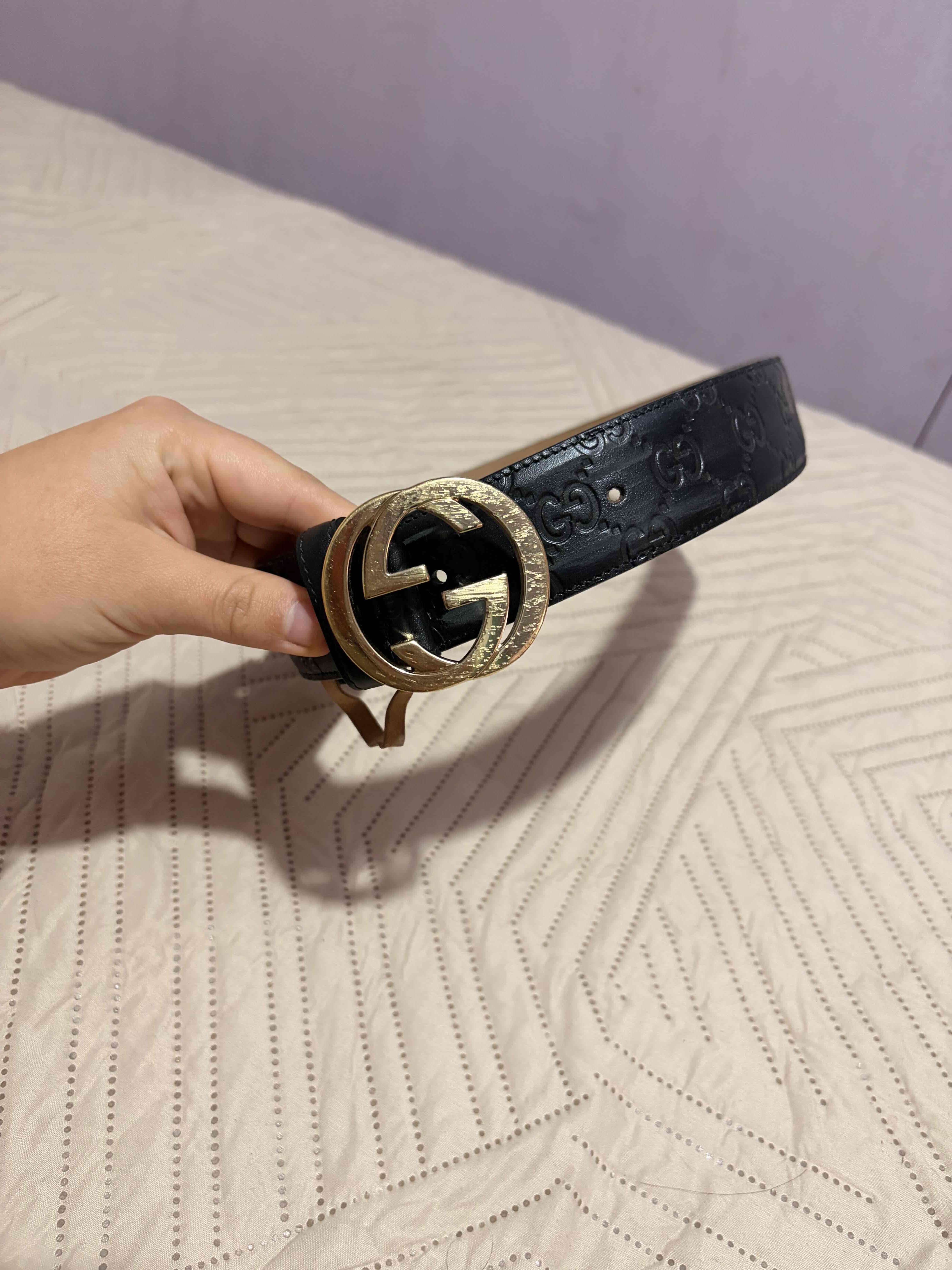 Cinturón negro gucci - miniatura 4