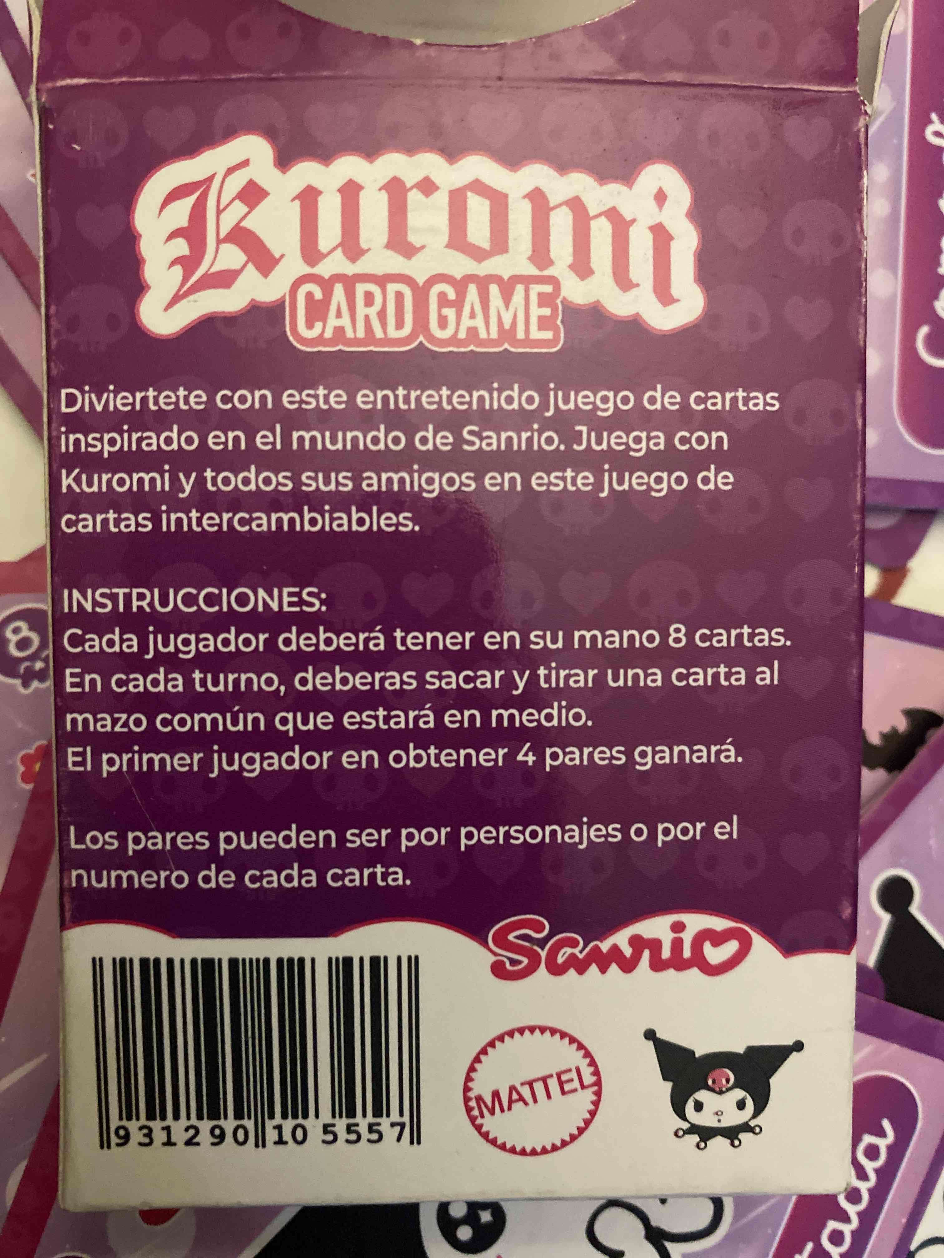 Juego de cartas Kuromi - 3