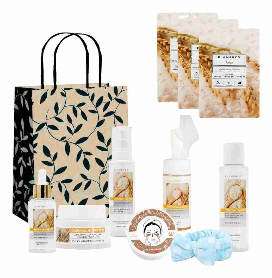 Set de cuidado personal Flamenco de arroz