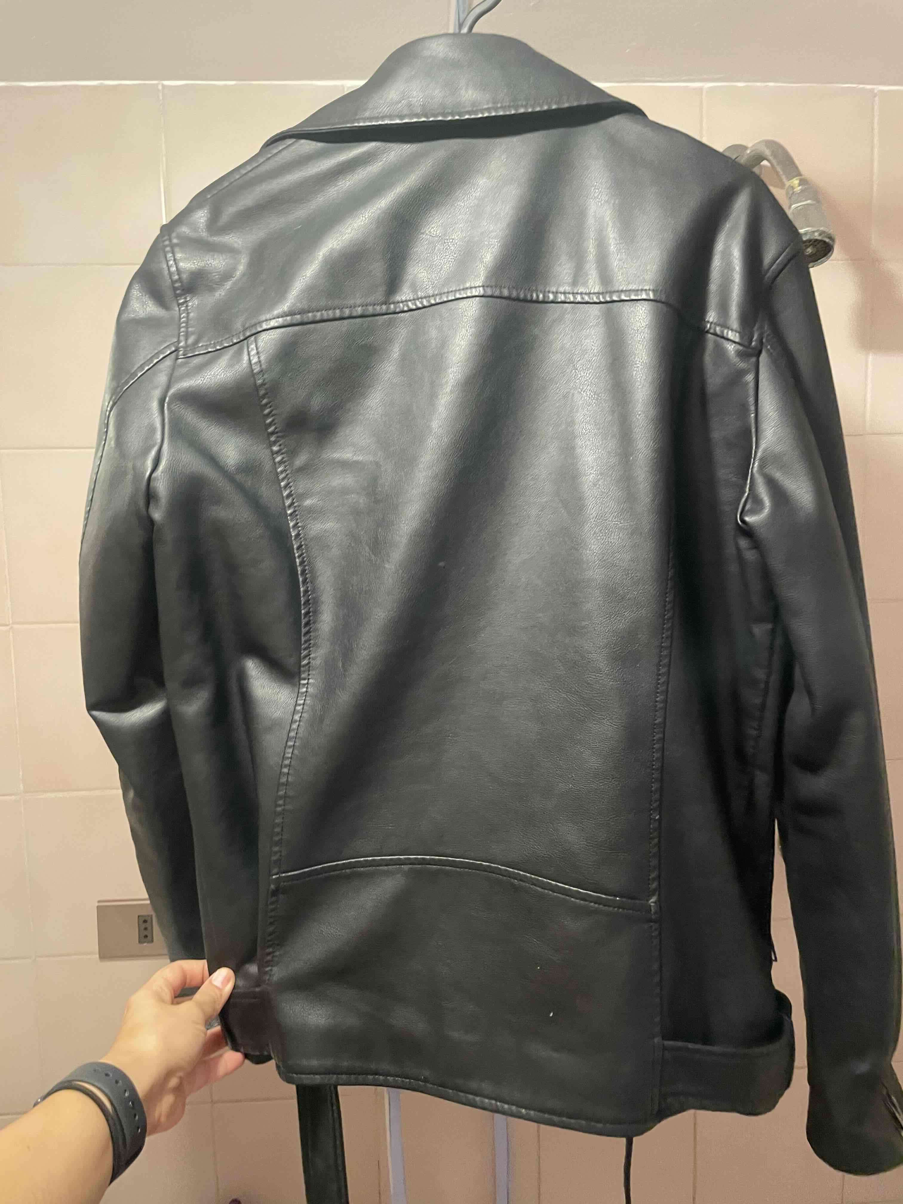 Chaqueta de eco cuero negro - 2