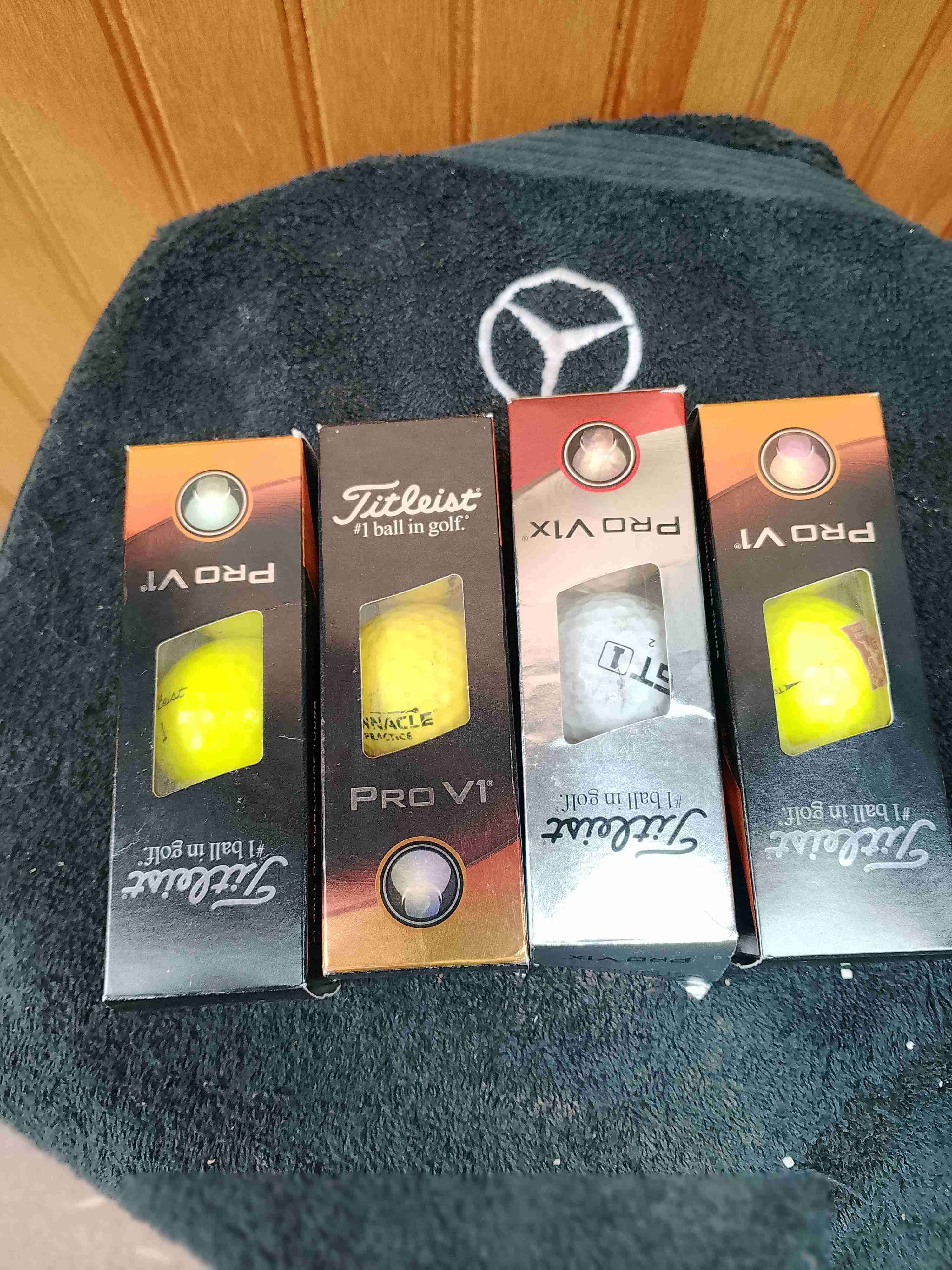 Pelotas de golf amarillas usadas - 4