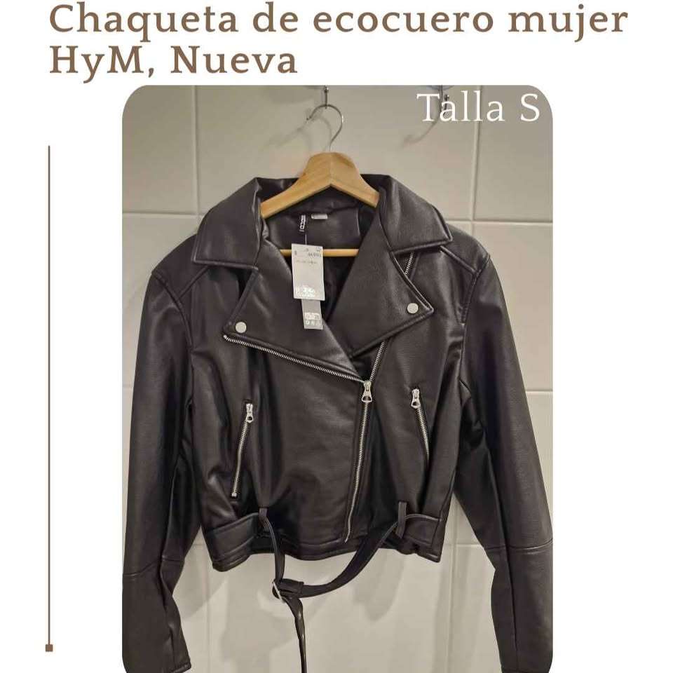 Chaqueta Ecocuero HYM Nueva - miniatura 2