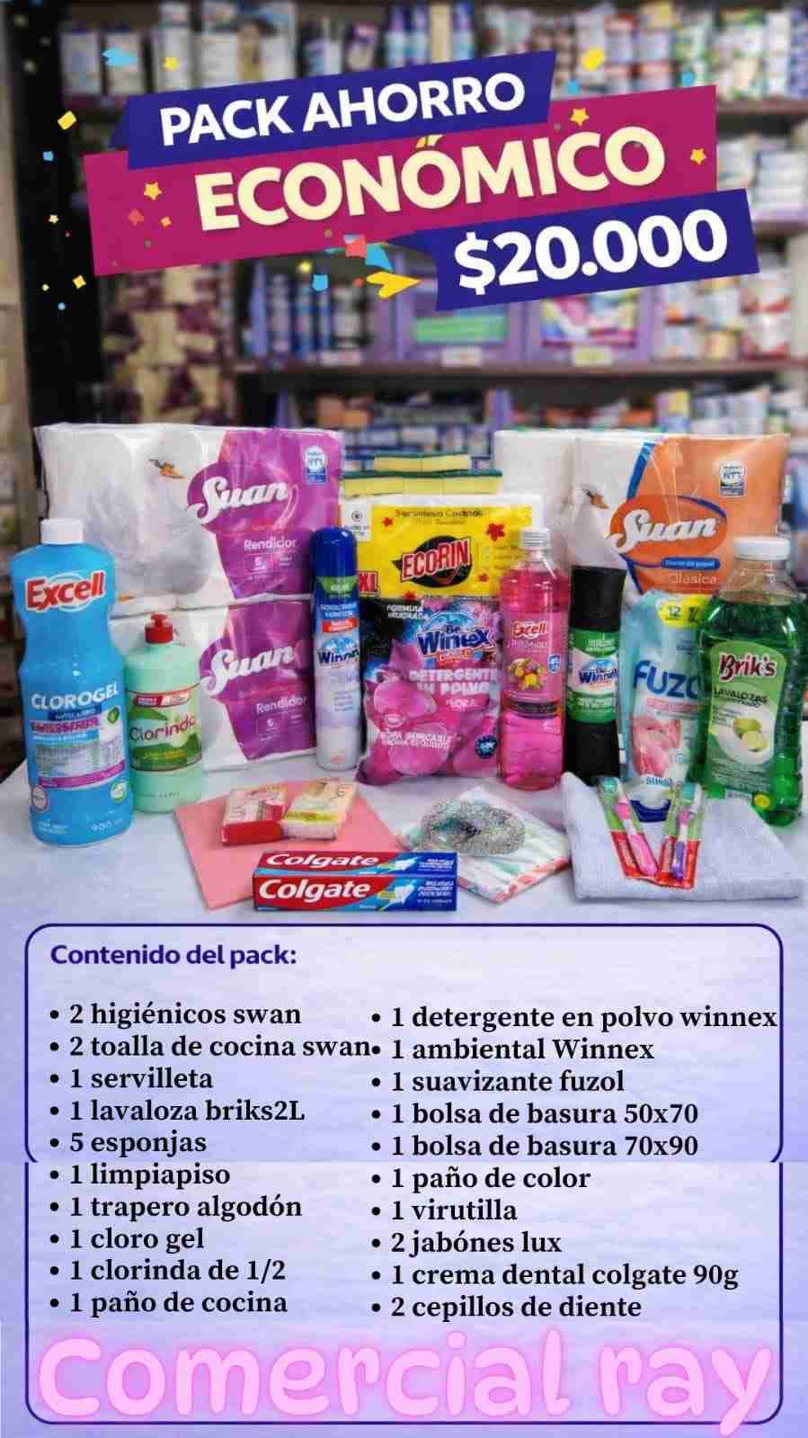 Pack económico de limpieza
