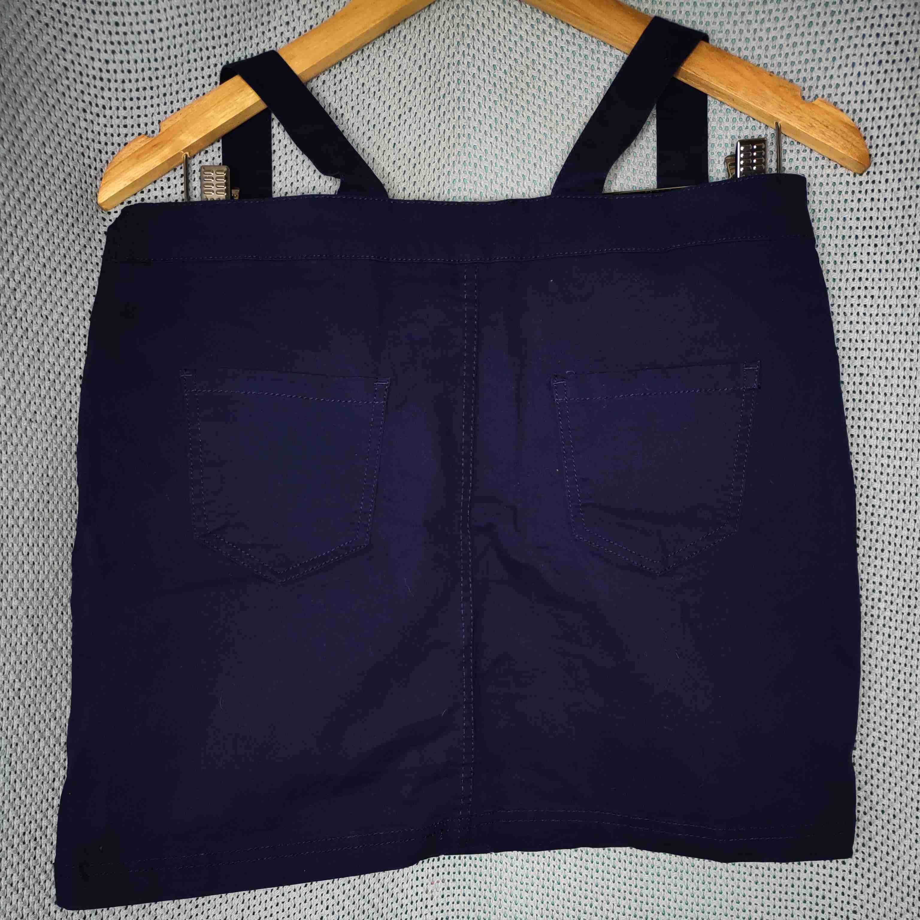 Jardinera azul marino con bolsillos - miniatura 4