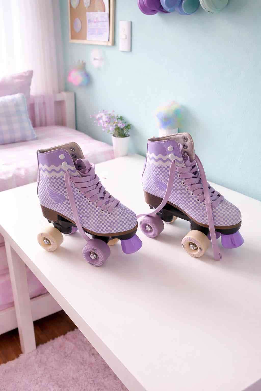 Patines retro lilas talla 31