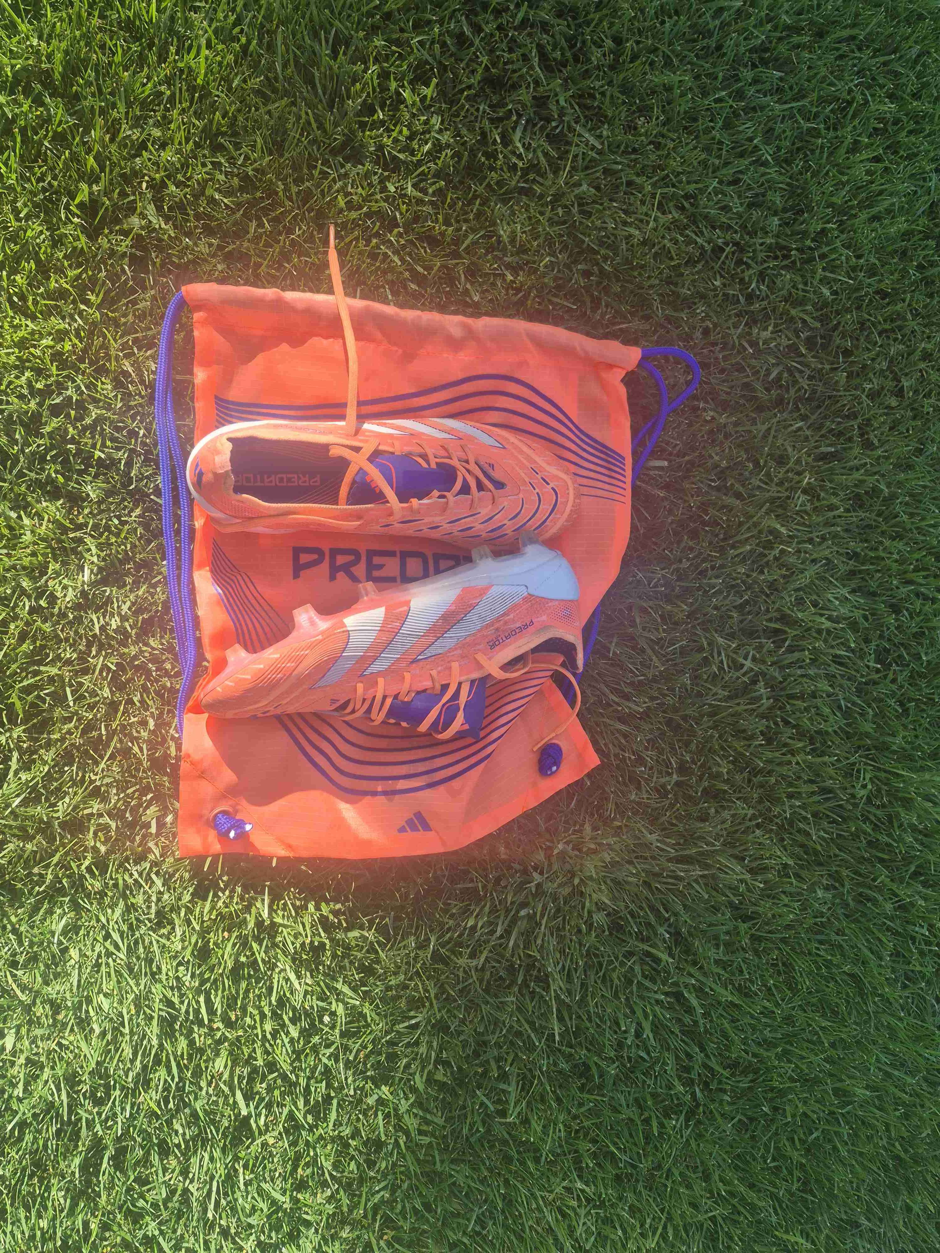 Botines Adidas Predator rojos gama elite - 4