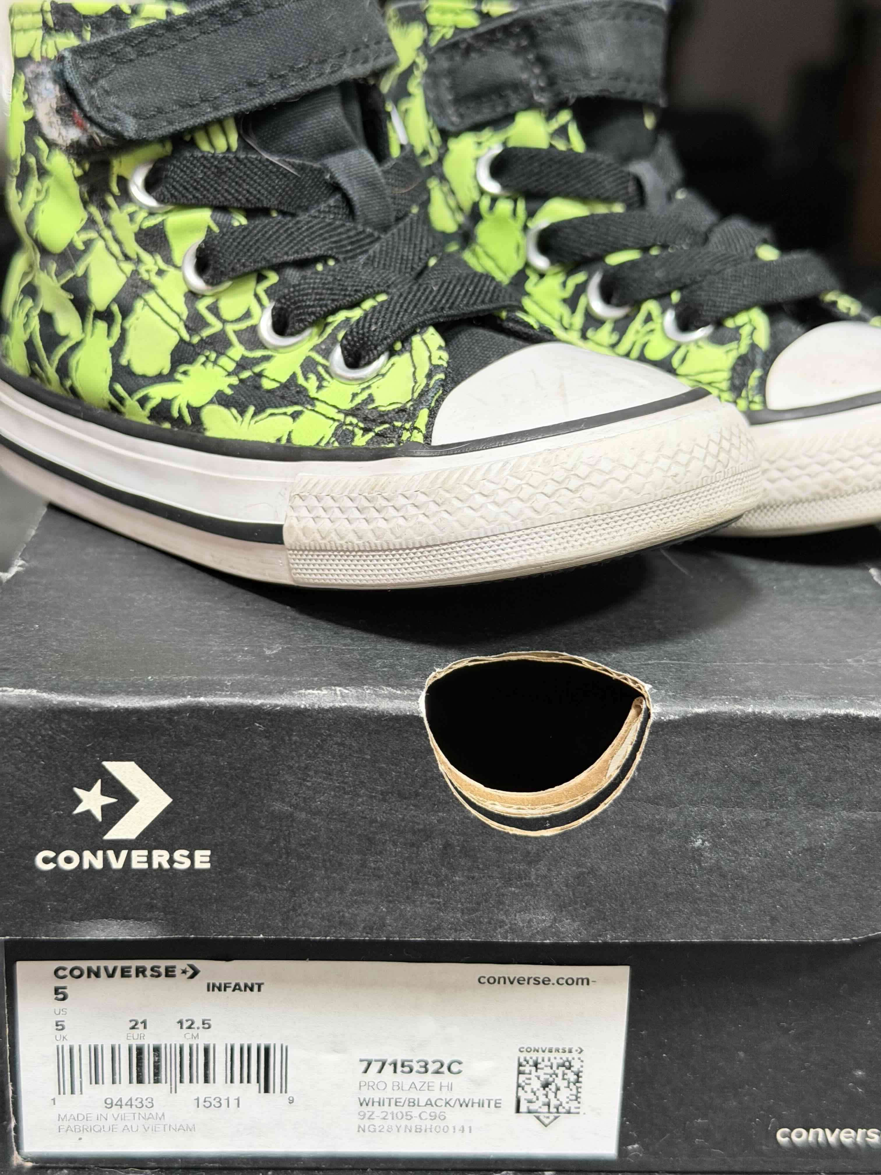 Zapatillas Converse niñxs verdes - miniatura 3
