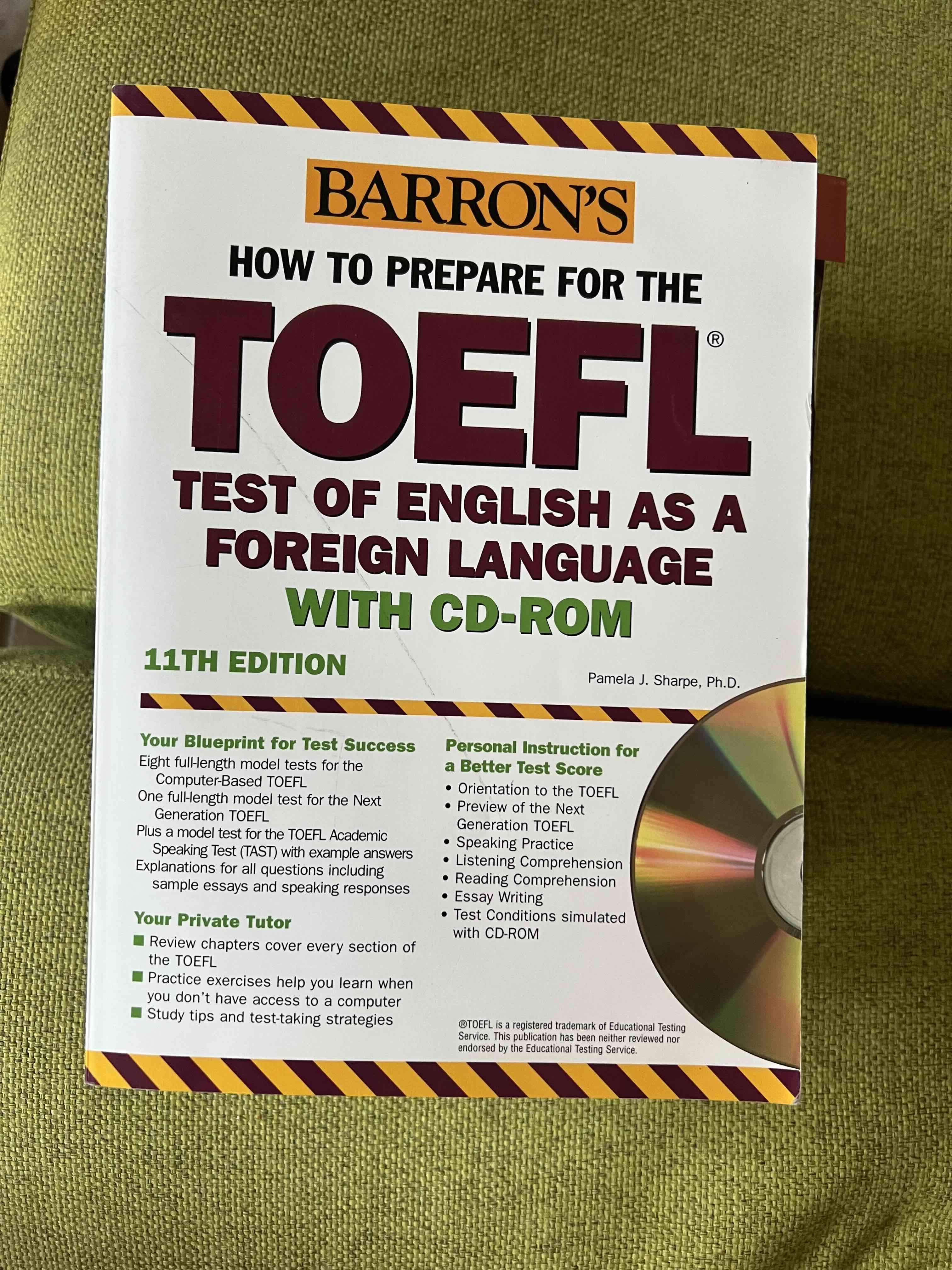 Libro preparación TOEFL 11ª edición