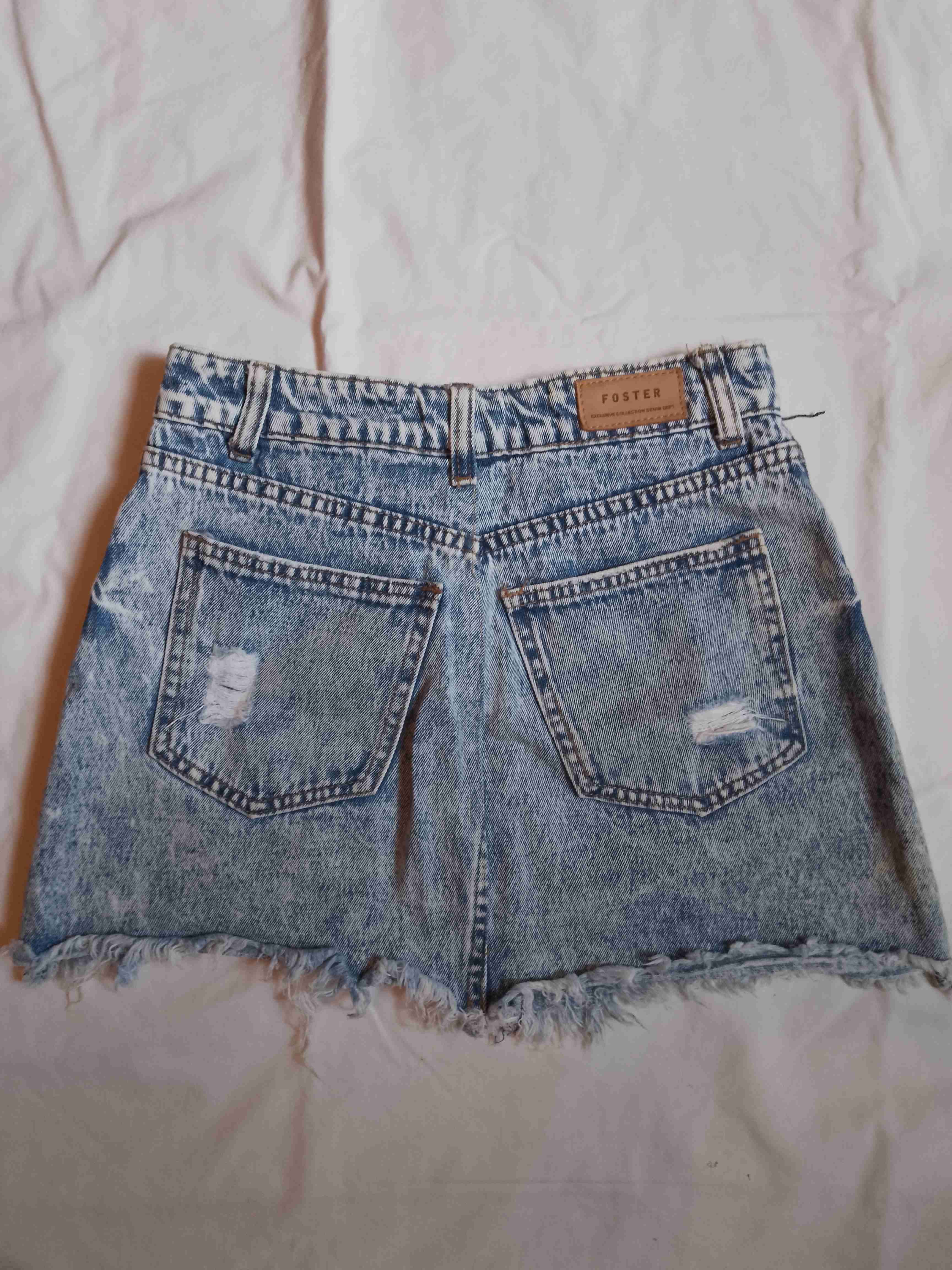 Falda mini FOSTER mezclilla - miniatura 2