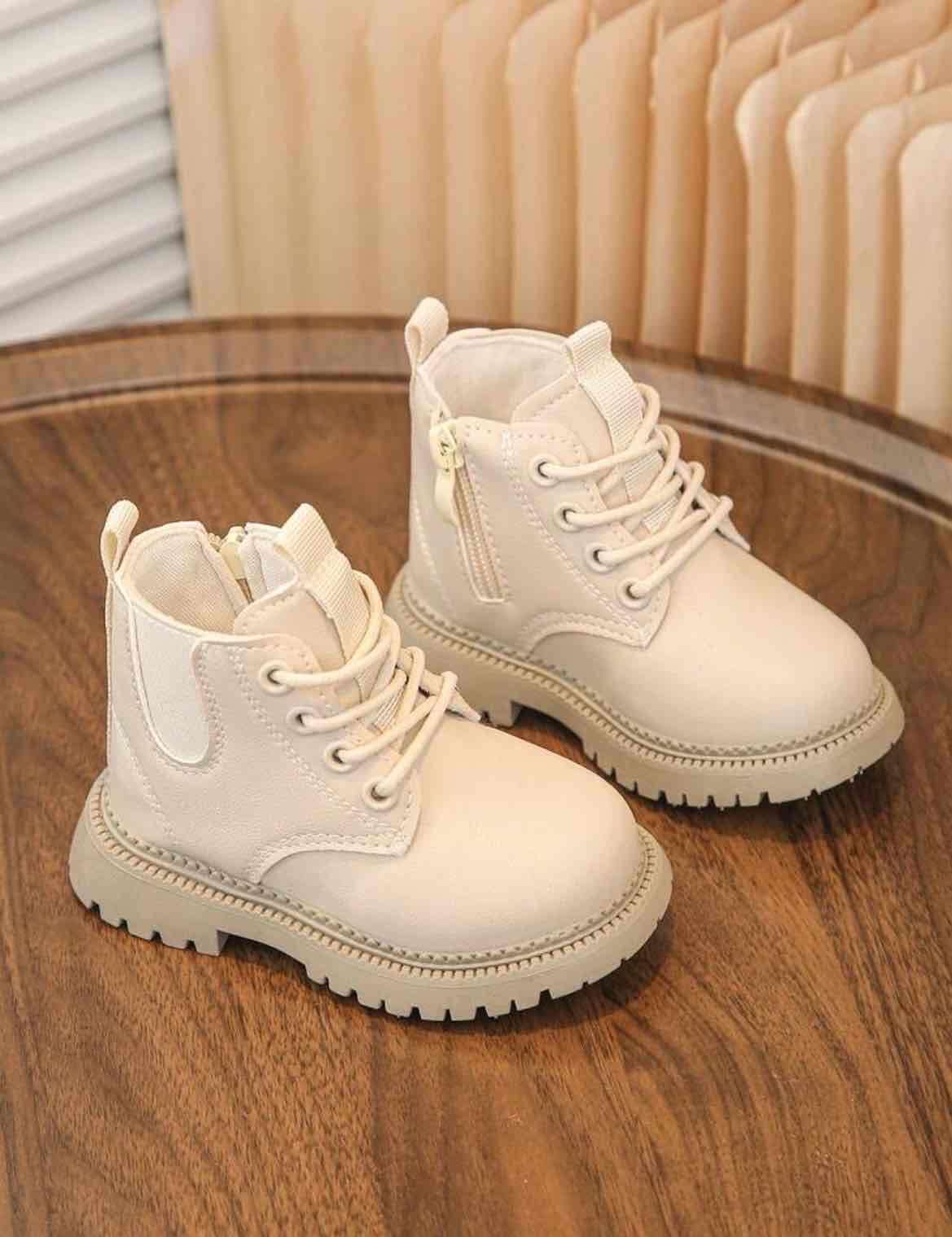 Botines infantiles beige - 1