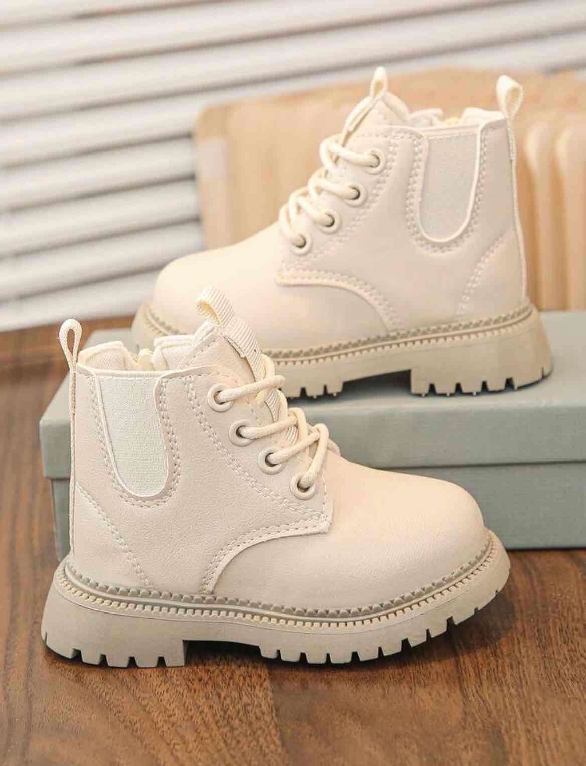 Botines infantiles beige - 2