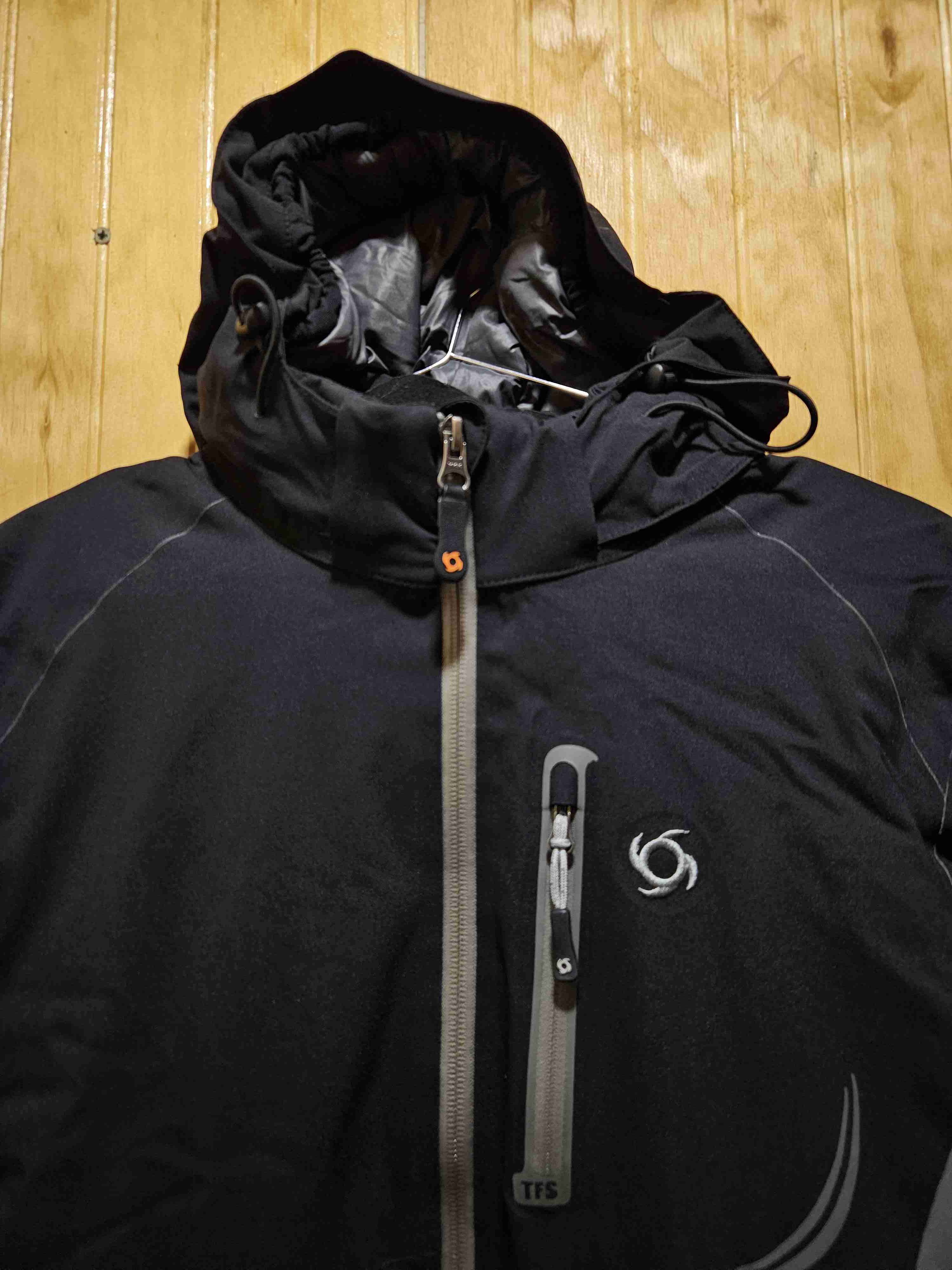 Chaqueta impermeable negra Doite mujer - miniatura 2