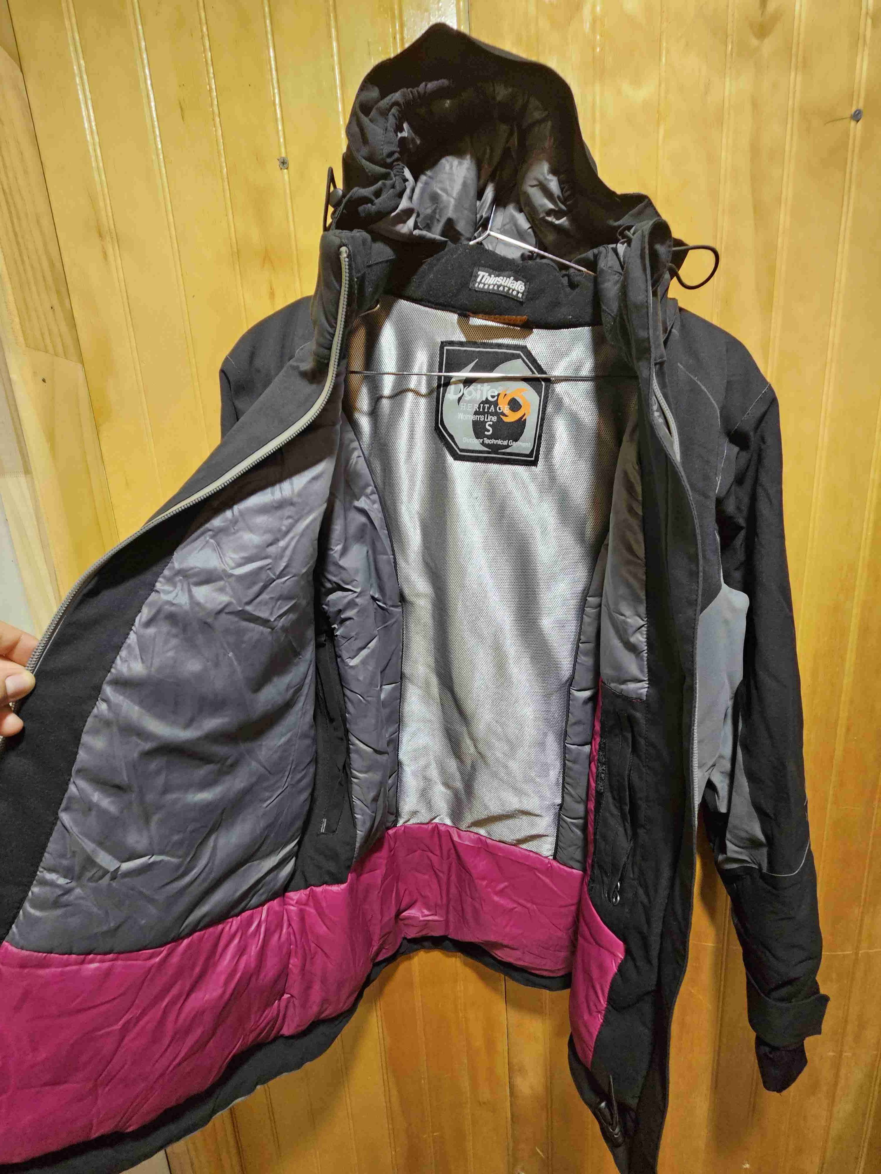 Chaqueta impermeable negra Doite mujer - miniatura 3