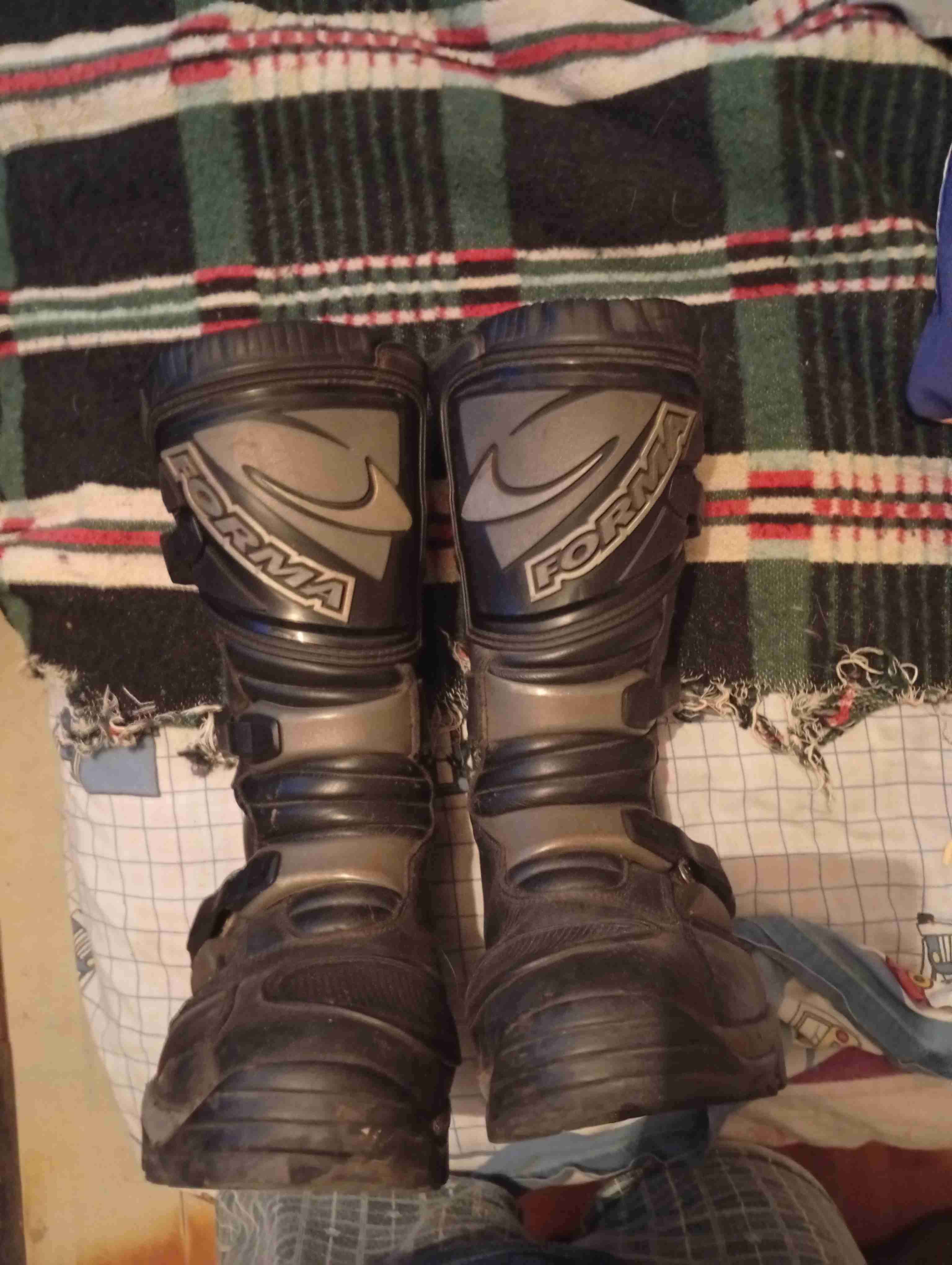 Botas moto negras usadas - 5