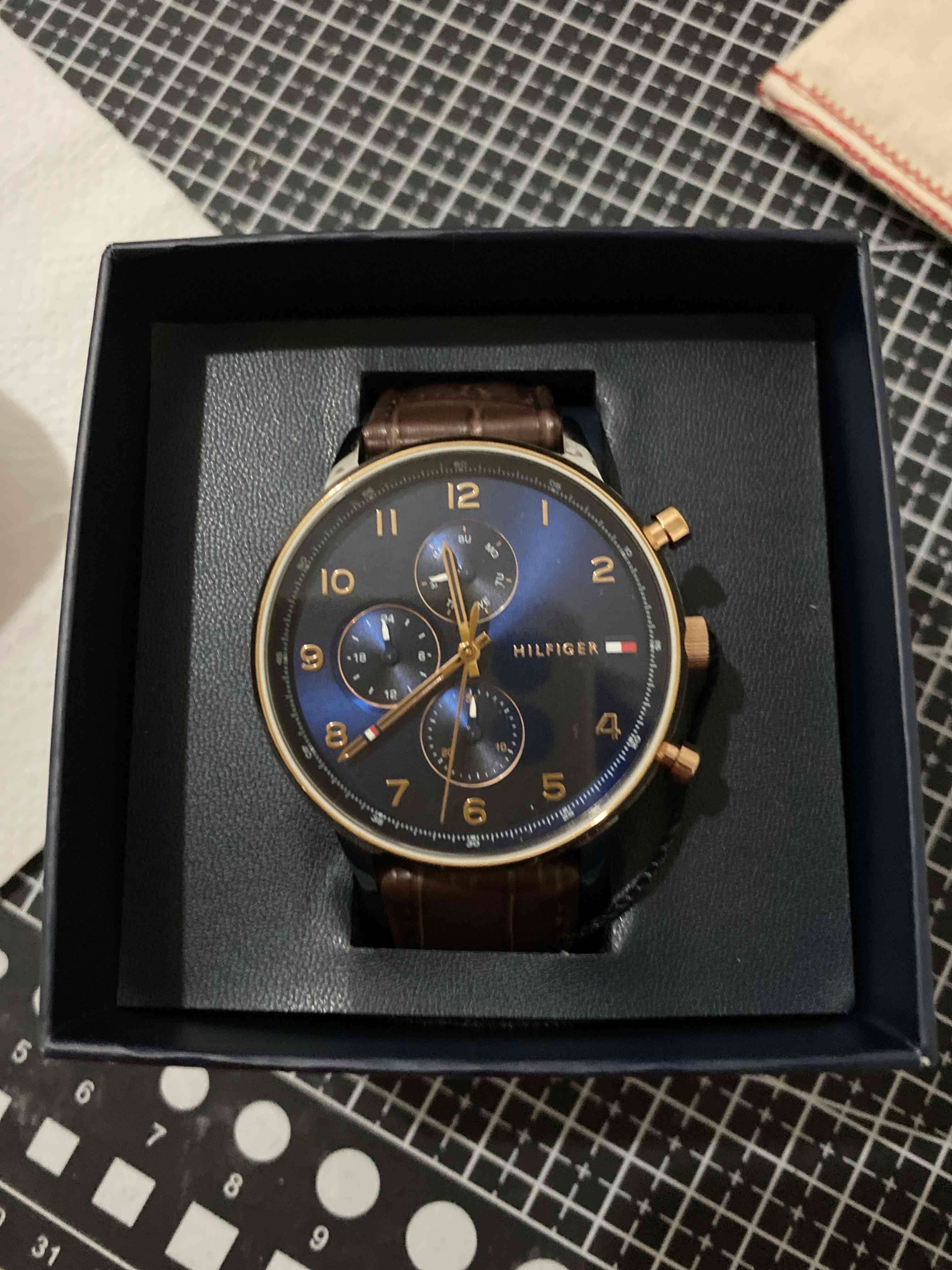 Reloj hombre pulsera de cuero - 1