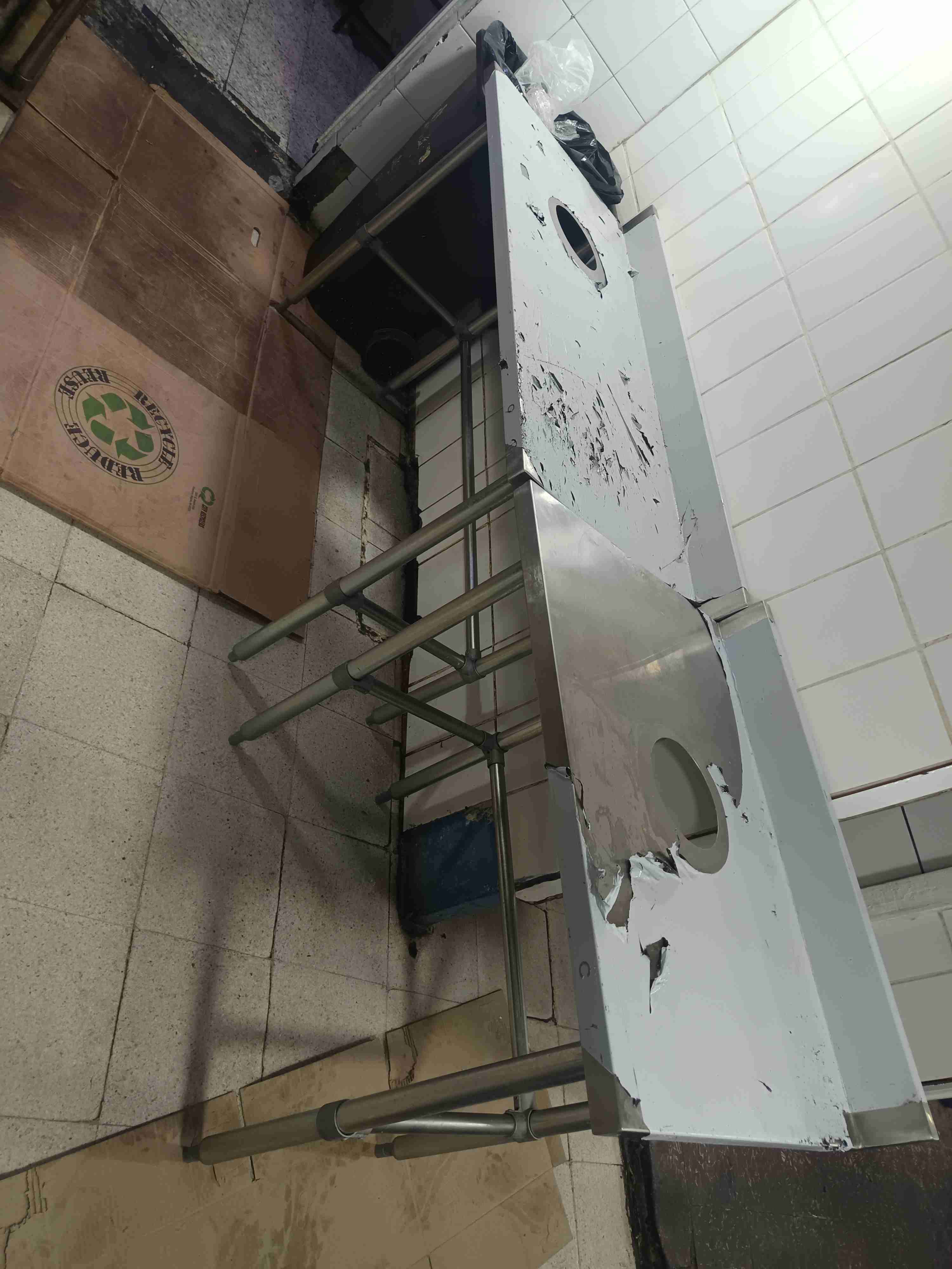 Mesón de acero inoxidable industrial - miniatura 5