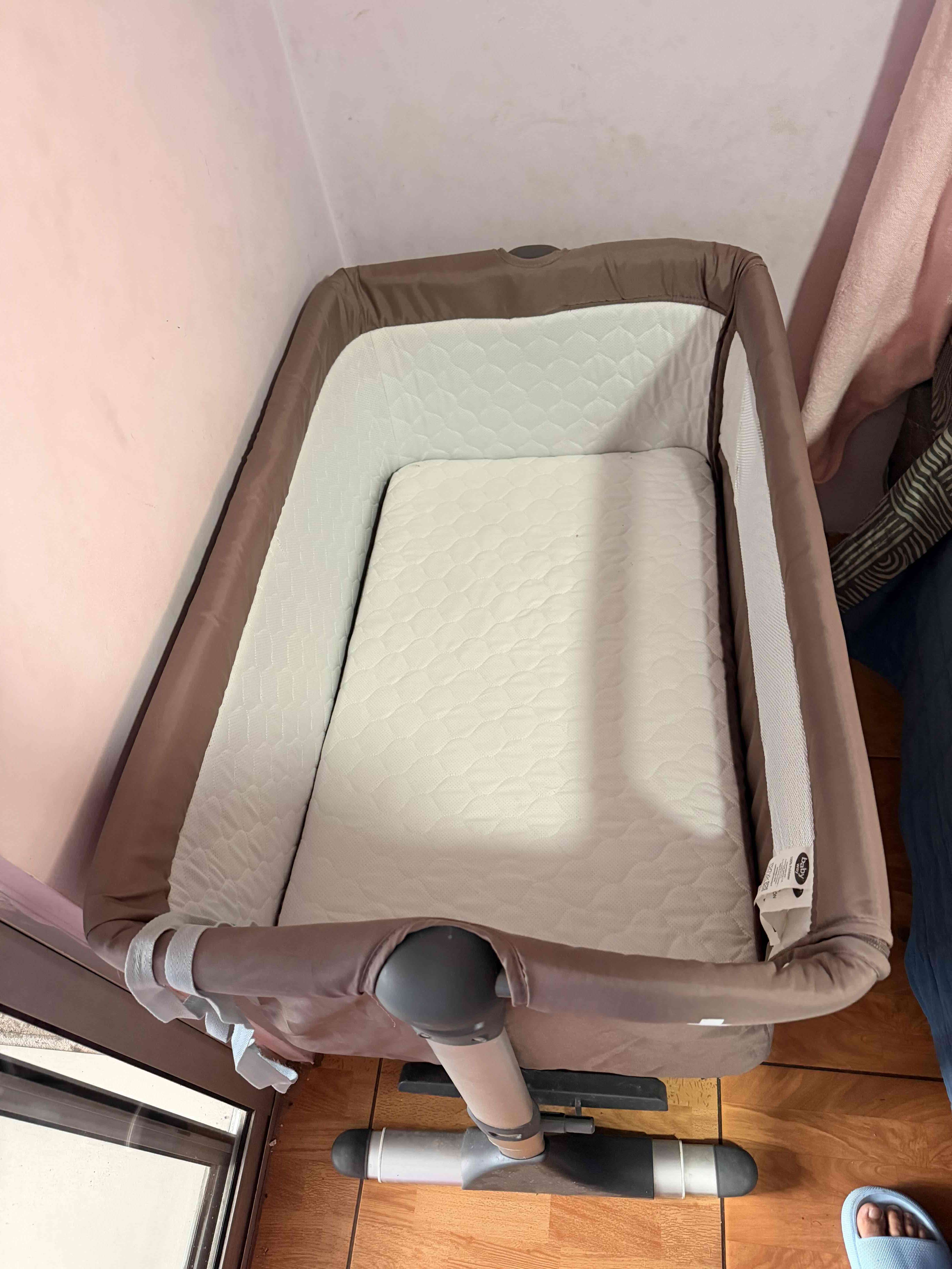 Cuna corral para bebé marrón - miniatura 1