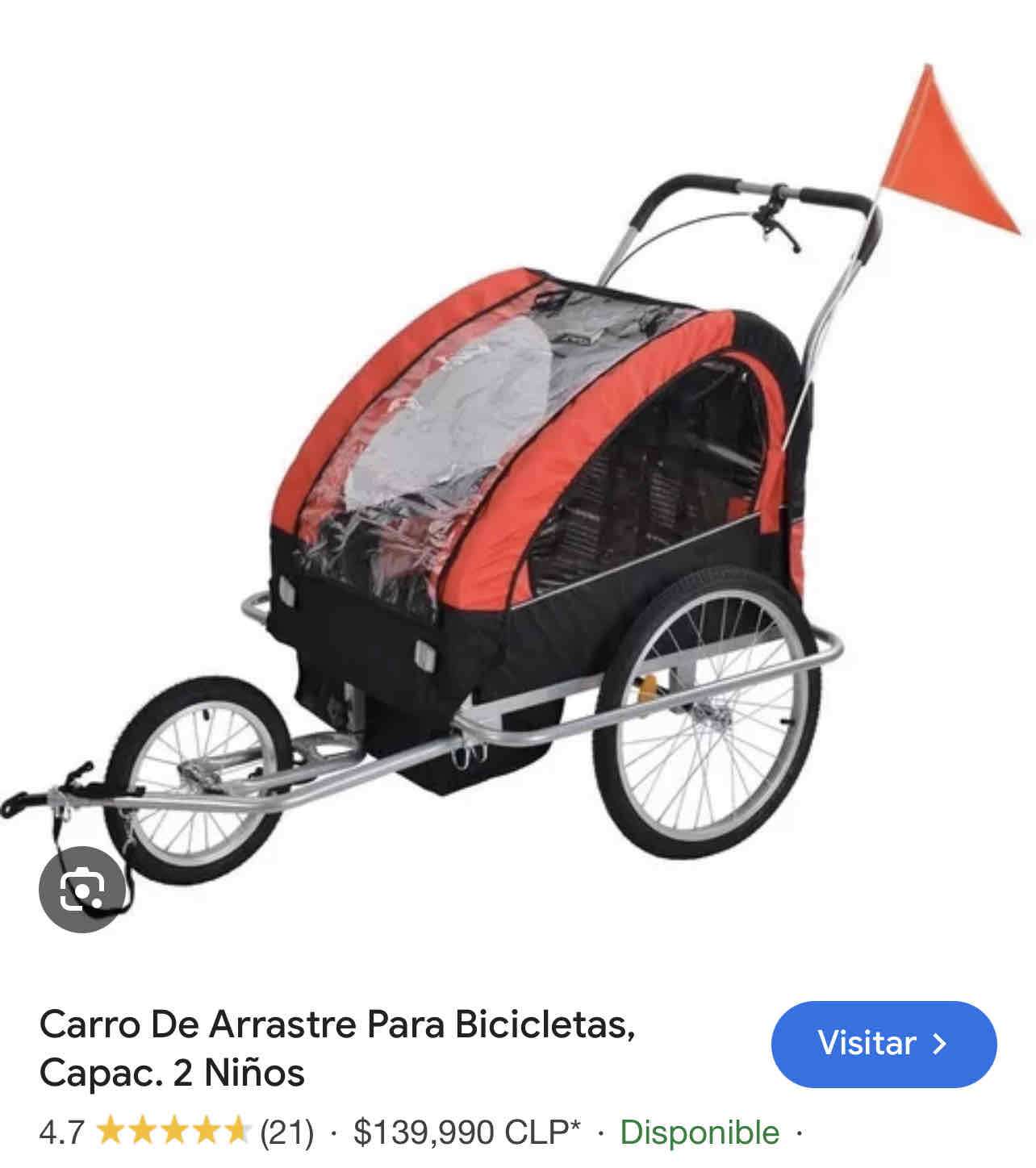 Carro de arrastre para bicicleta - miniatura 1
