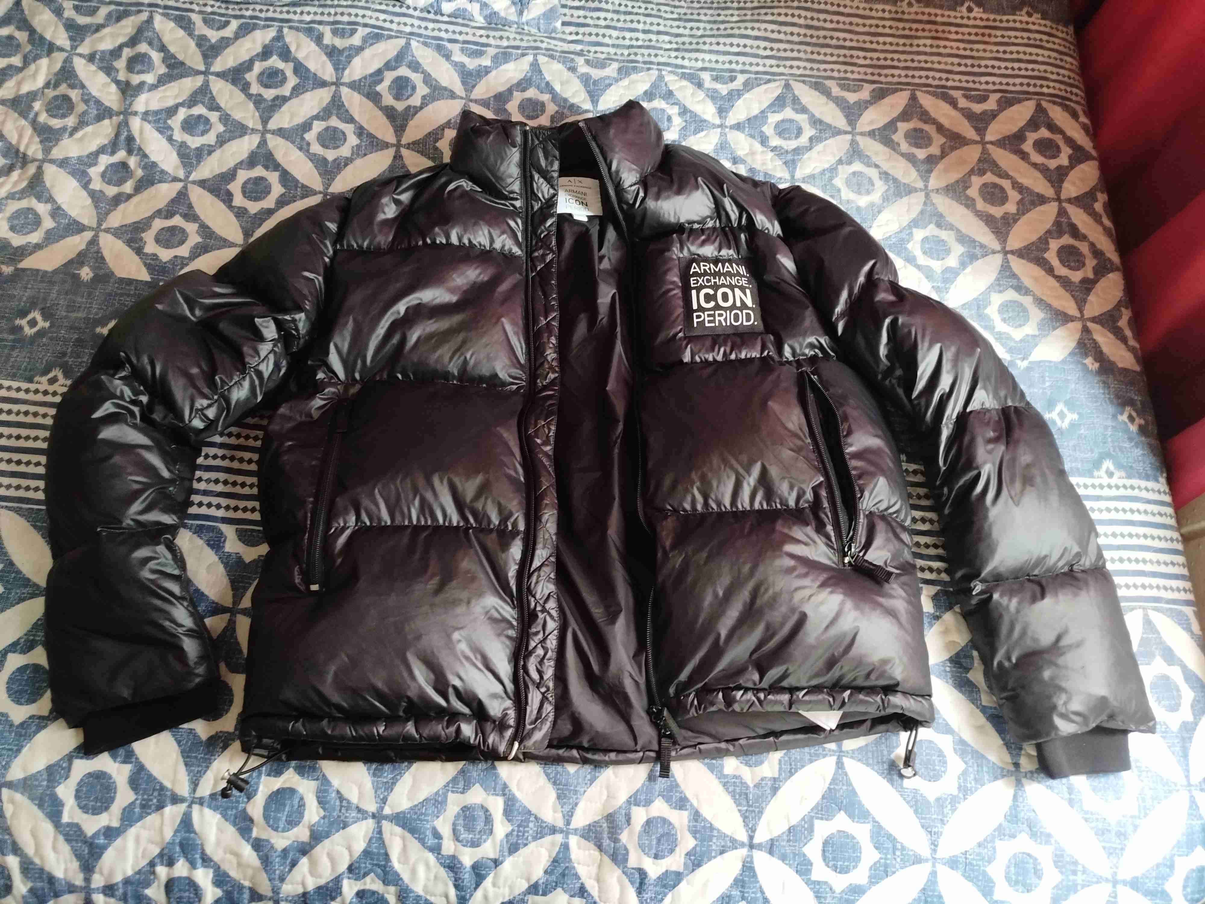 Chaqueta puffer negra Armani Exchange - 1