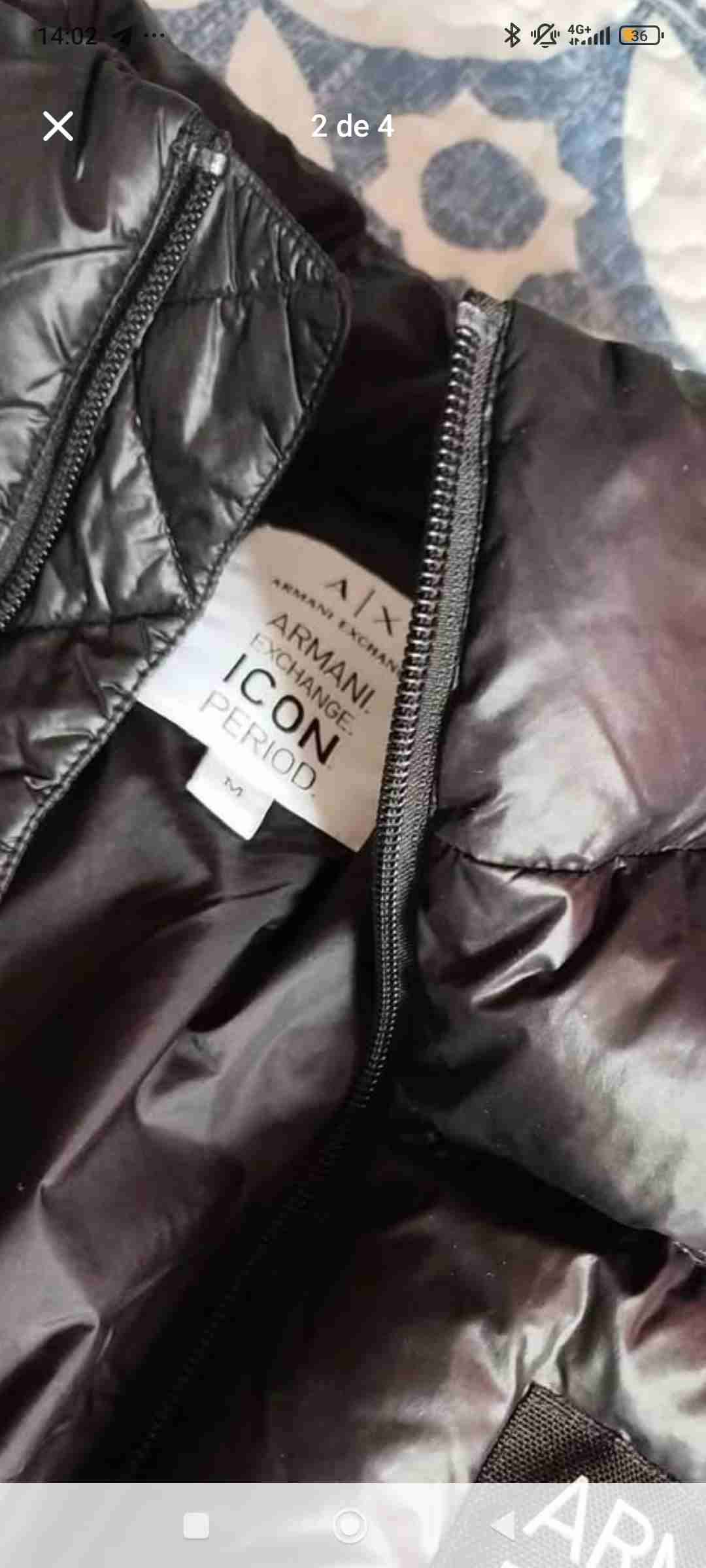 Chaqueta puffer negra Armani Exchange - 3