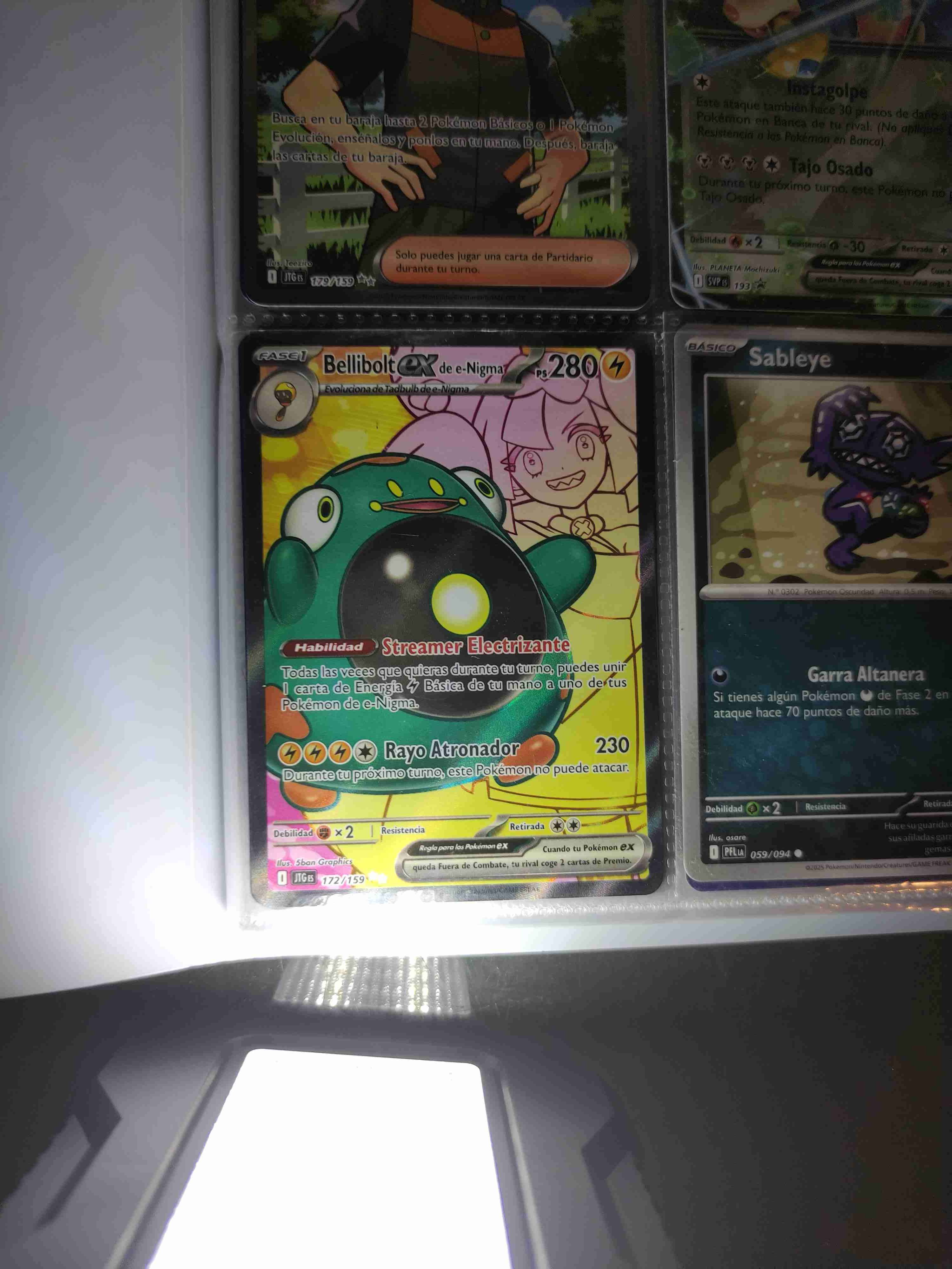 Carta Pokémon Bellibolt ex de e-Nigma