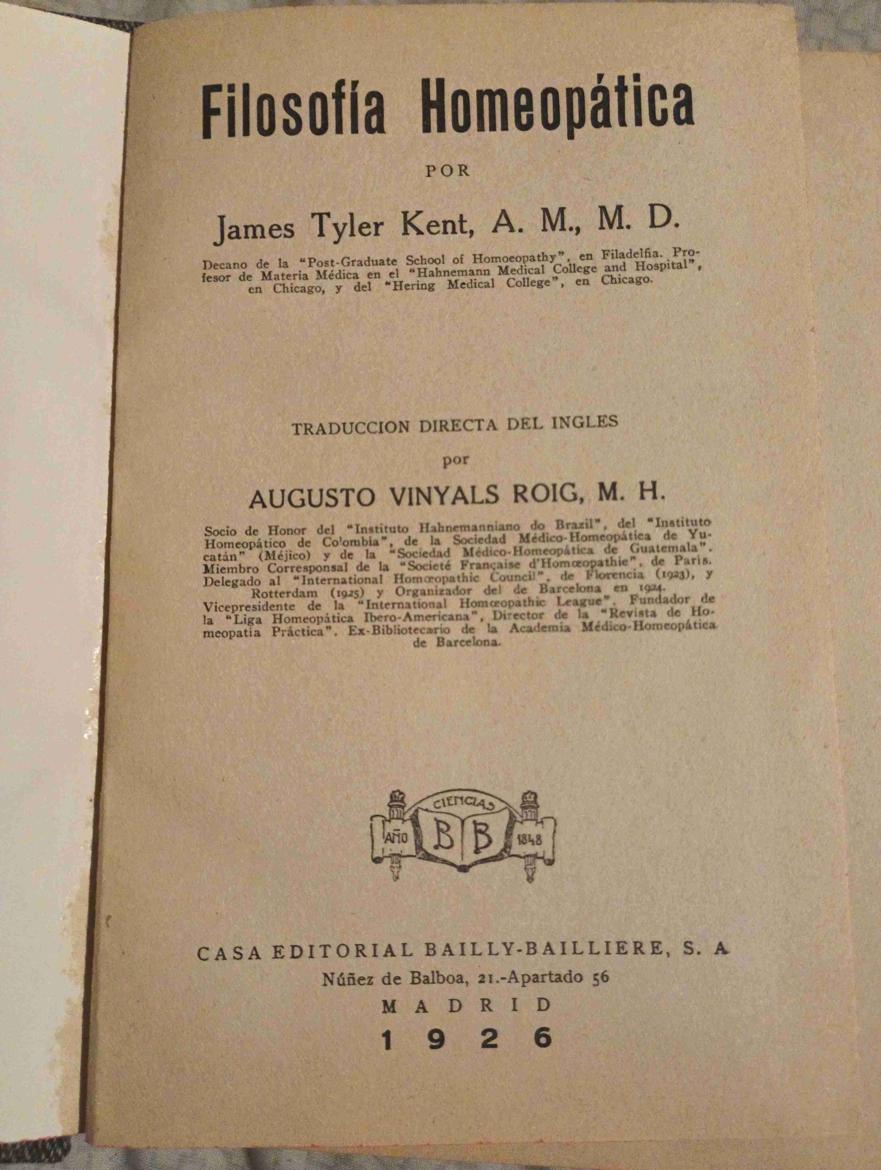 Libro Filosofía Homeopática - 4