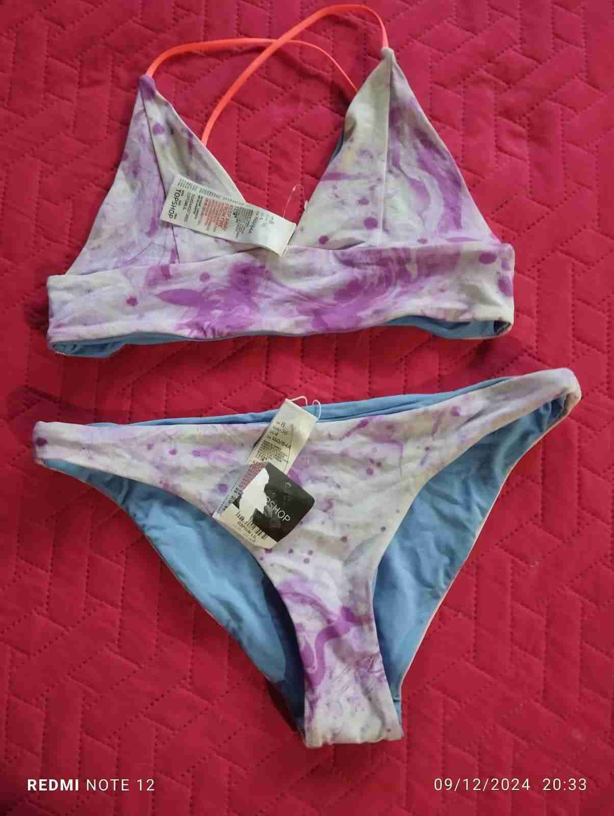Bikini Top Shop tie-dye morado nuevo - miniatura 1